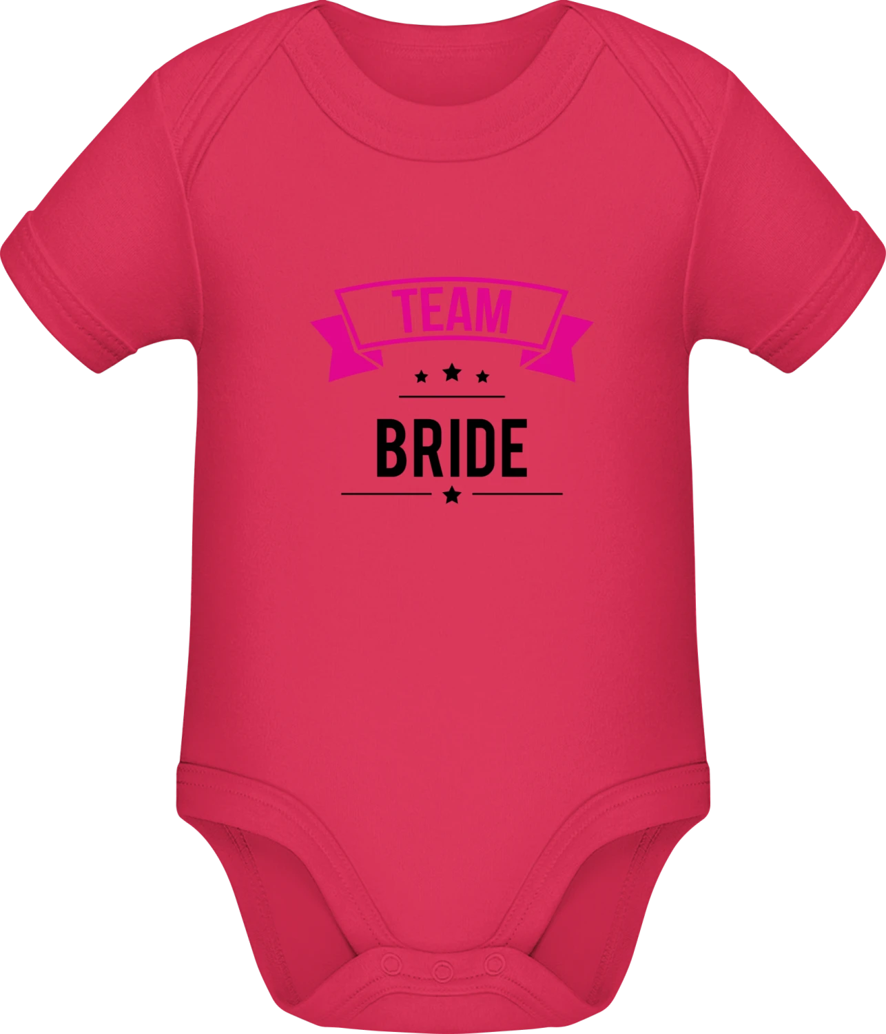 Team Bride Classic - Sorbet Sonar SSL organic babybodsuit - Front