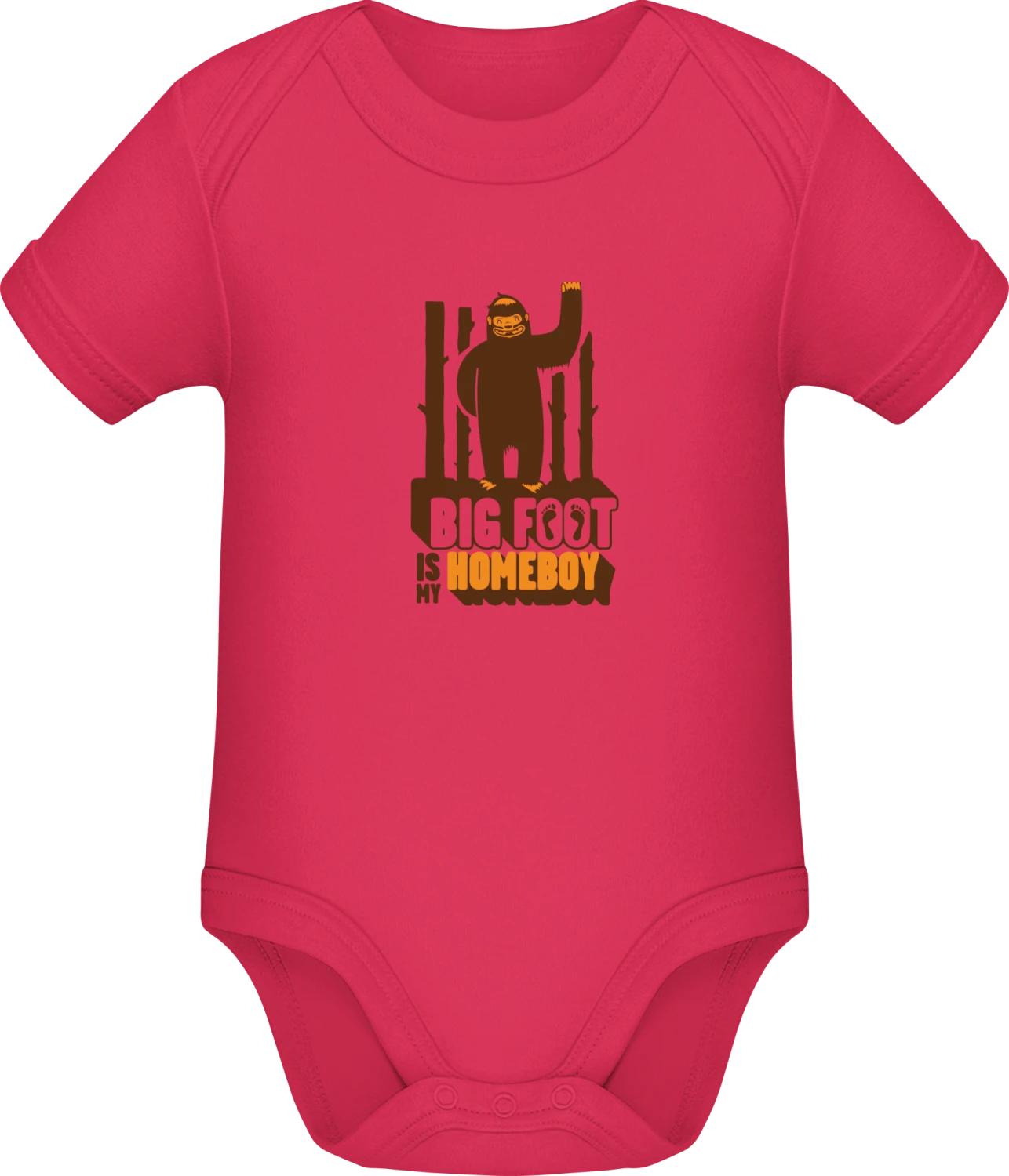 Bigfoot Homeboy - Sorbet Sonar SSL organic babybodsuit - Front