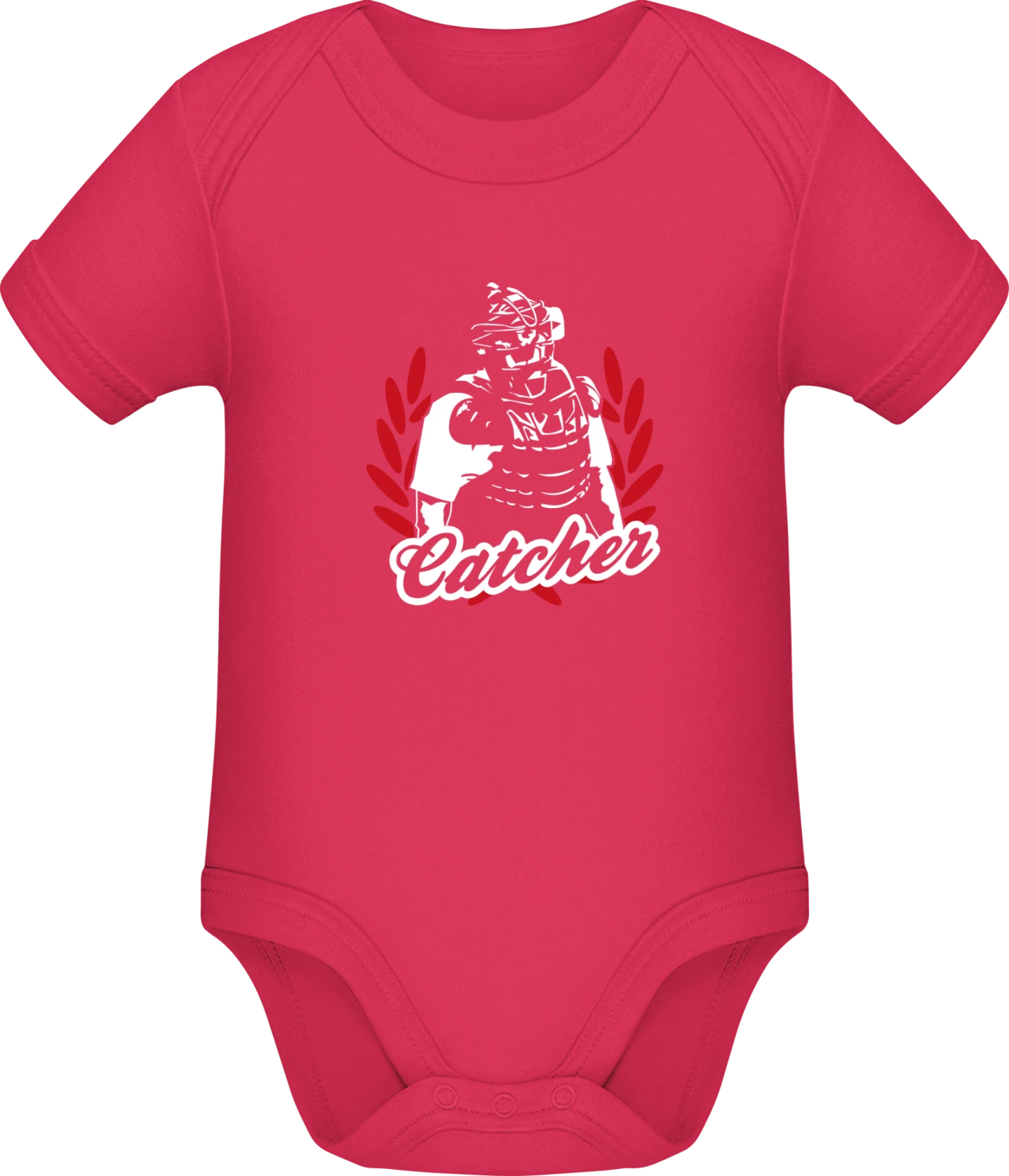 Catcher Baseball - Sorbet Sonar SSL organic babybodsuit - Front