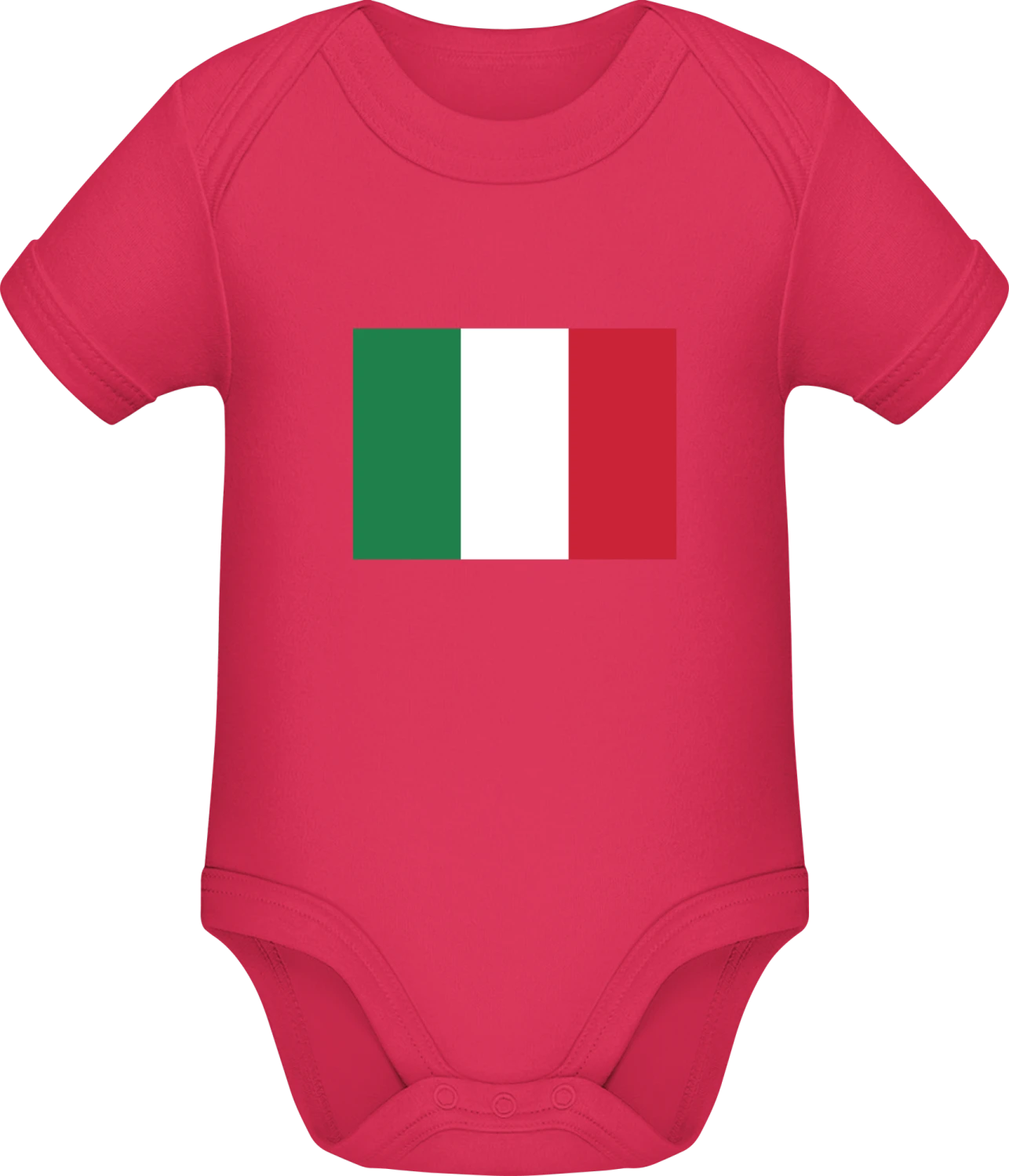 Italy Flag - Sorbet Sonar SSL organic babybodsuit - Front