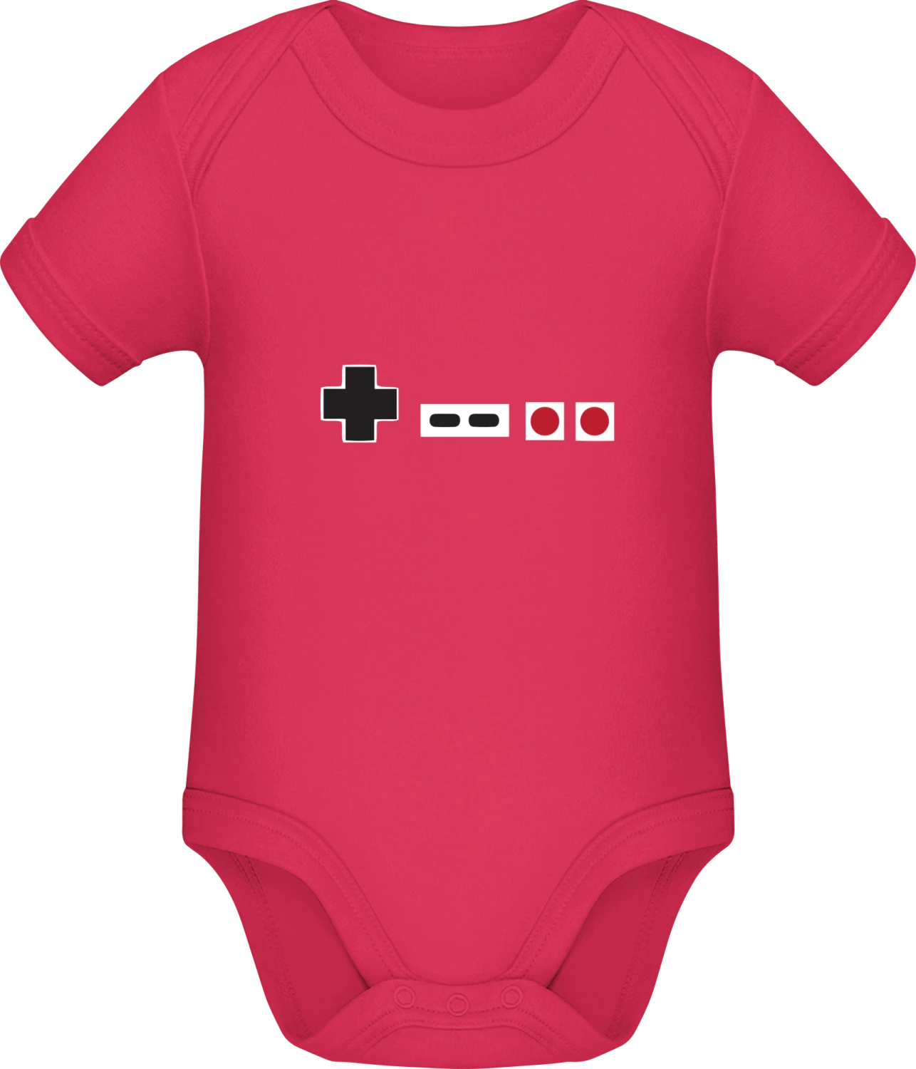 Old School Controller - Sorbet Sonar SSL organic babybodsuit - Front