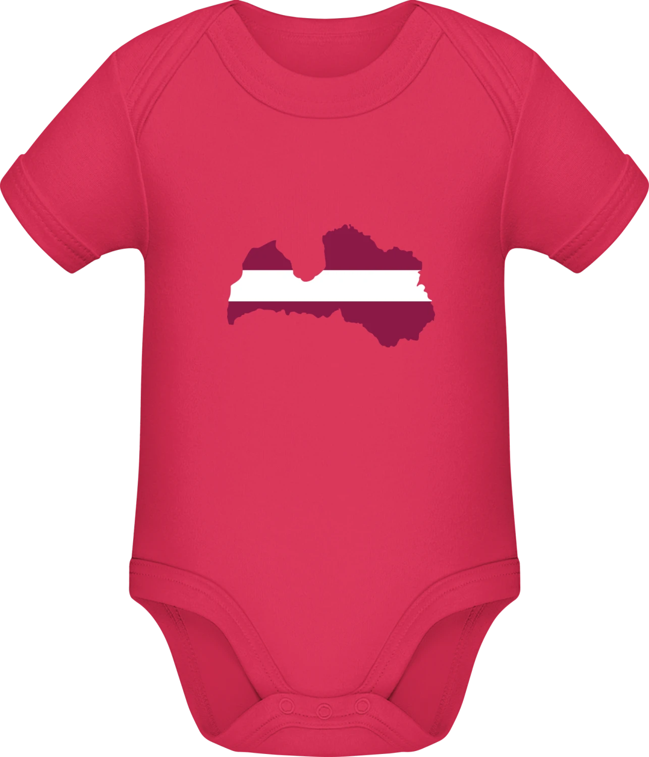 Latvia - Sorbet Sonar SSL organic babybodsuit - Front