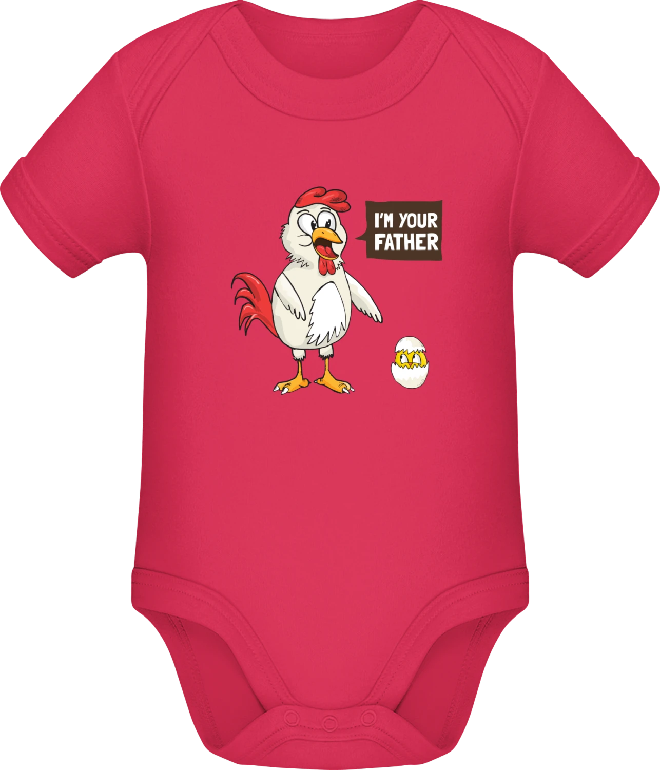 I'm Your Father Easter Egg - Sorbet Sonar SSL organic babybodsuit - Front