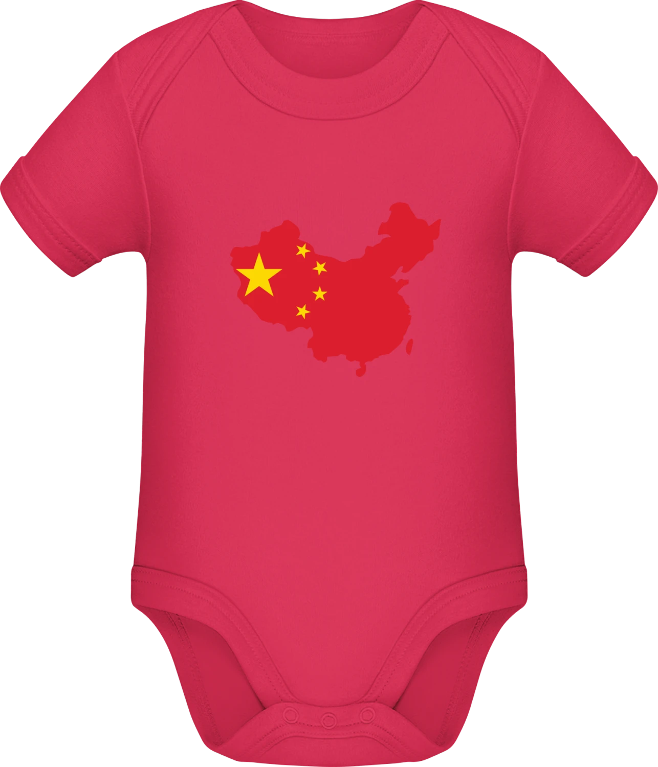 China Map - Sorbet Sonar SSL organic babybodsuit - Front