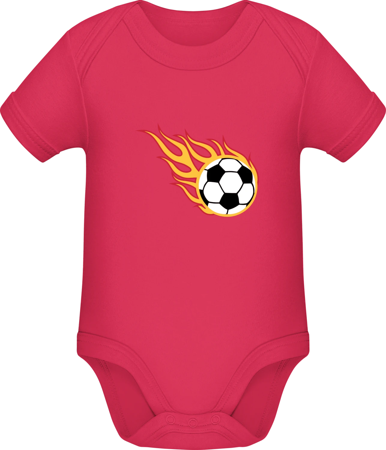 Football on Fire - Sorbet Sonar SSL organic babybodsuit - Front