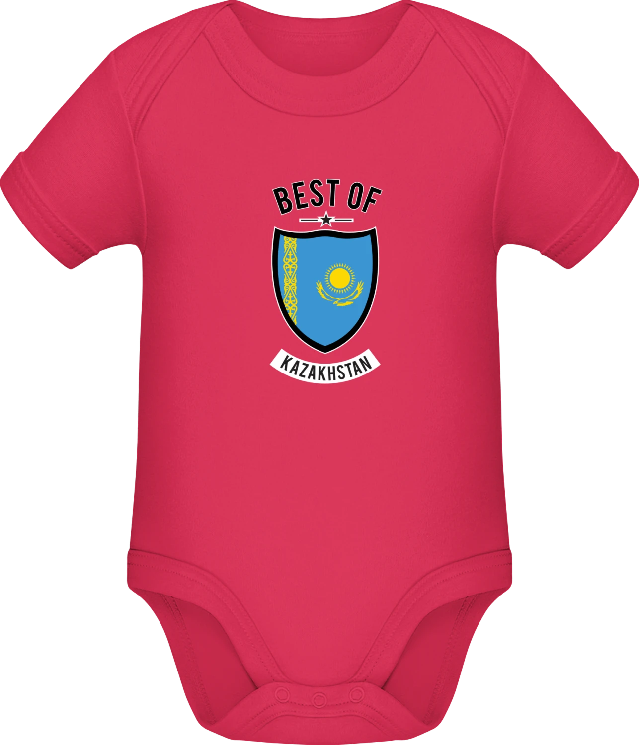 Best of Kazakhstan - Sorbet Sonar SSL organic babybodsuit - Front