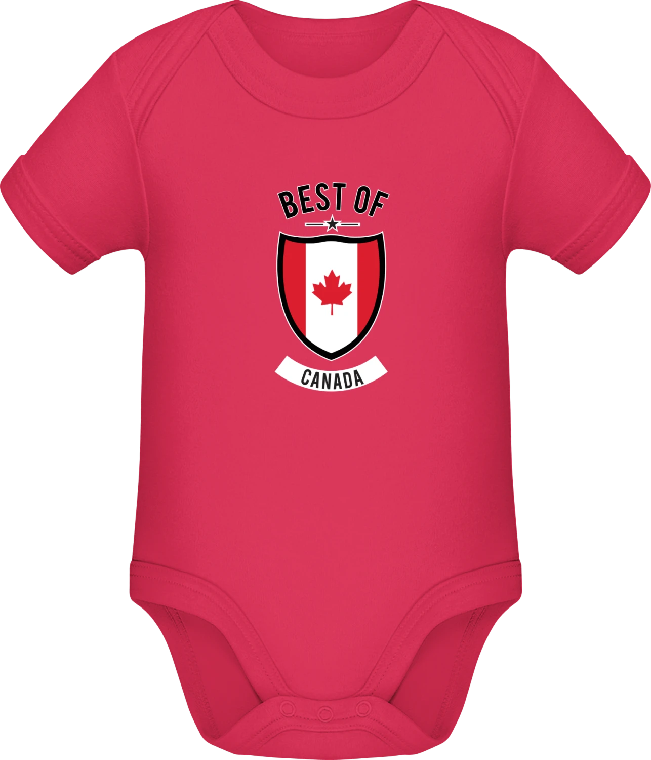 Best of Canada - Sorbet Sonar SSL organic babybodsuit - Front