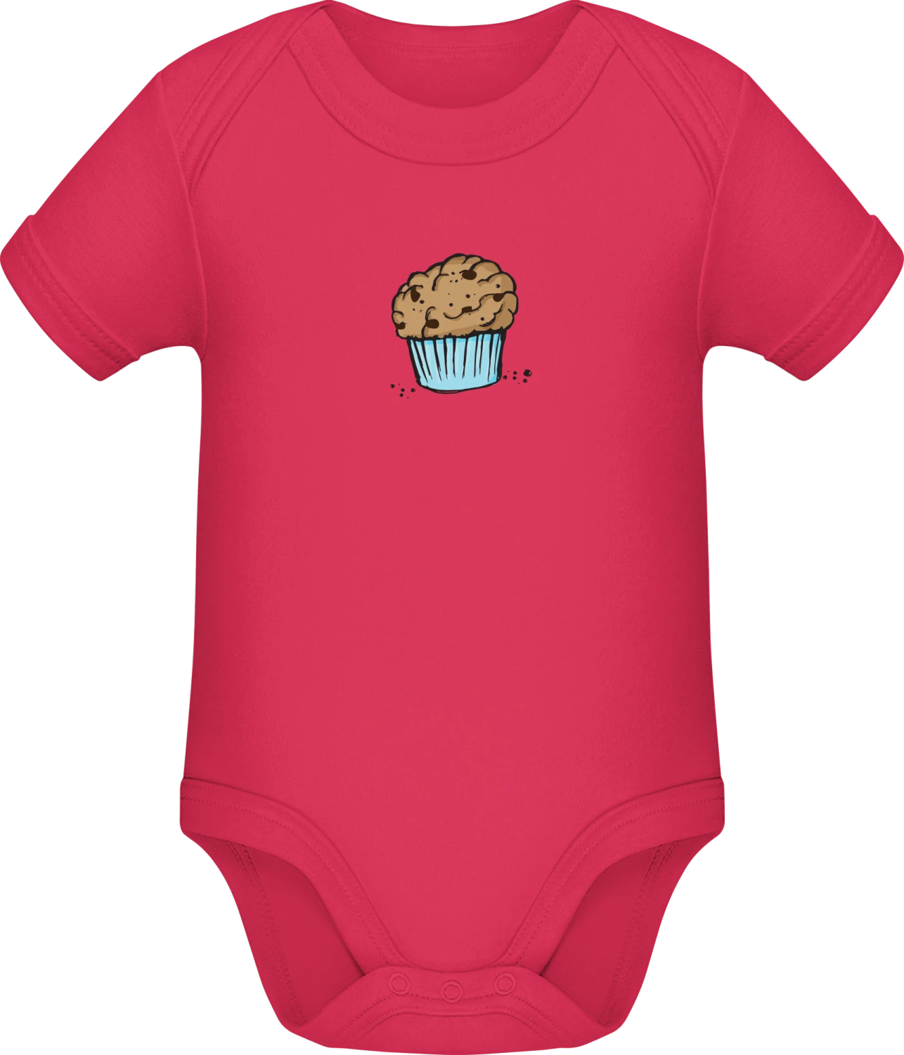 Cupcake - Sorbet Sonar SSL organic babybodsuit - Front