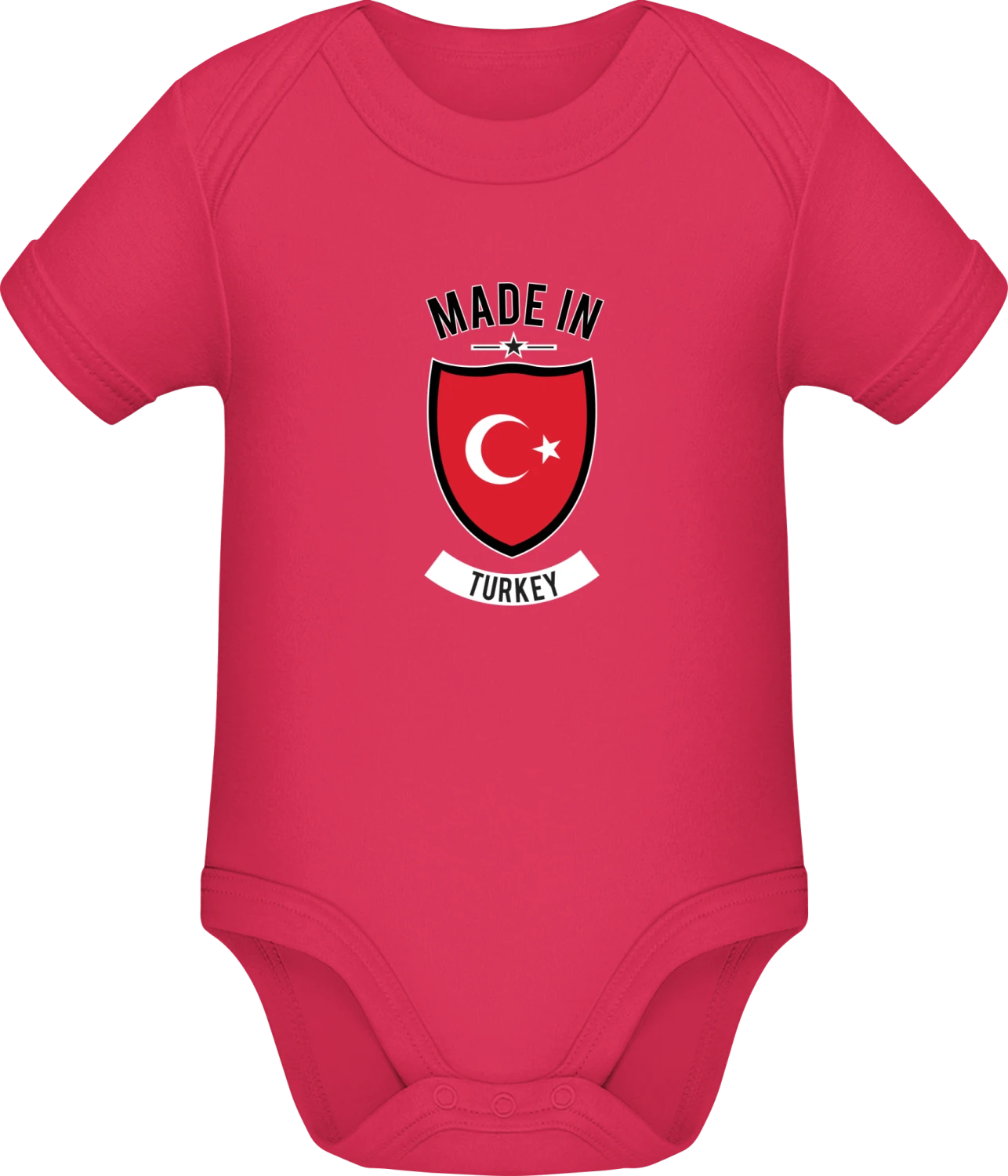 Made in Turkey - Sorbet Sonar SSL organic babybodsuit - Front