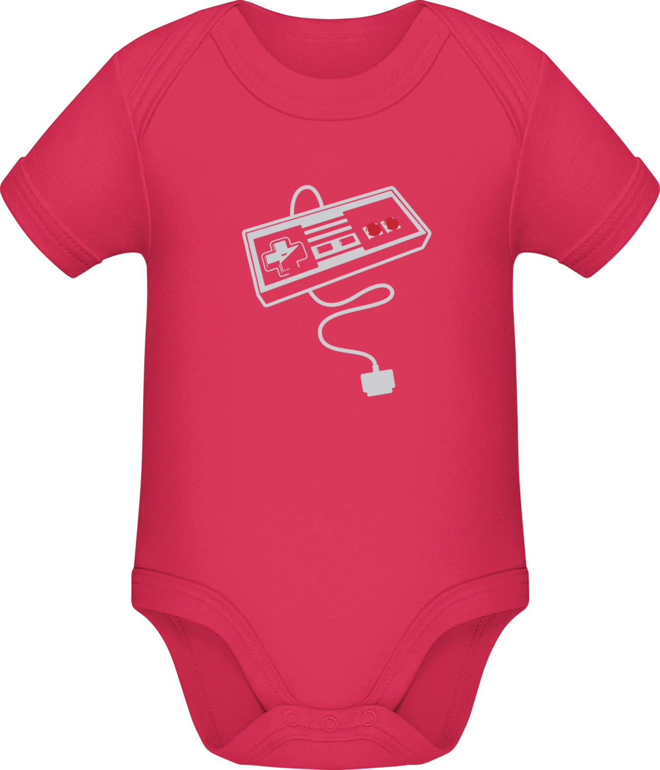 NES Controller - Sorbet Sonar SSL organic babybodsuit - Front