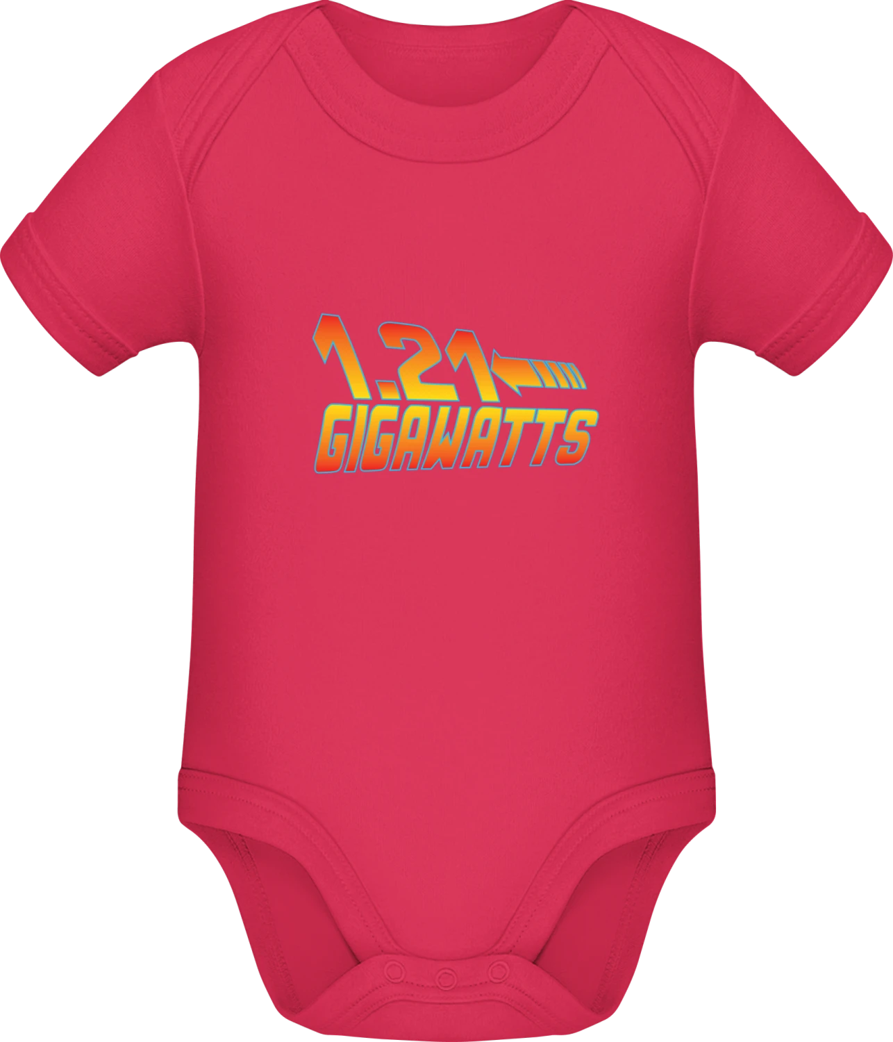 1.21 Gigawatts - Sorbet Sonar SSL organic babybodsuit - Front