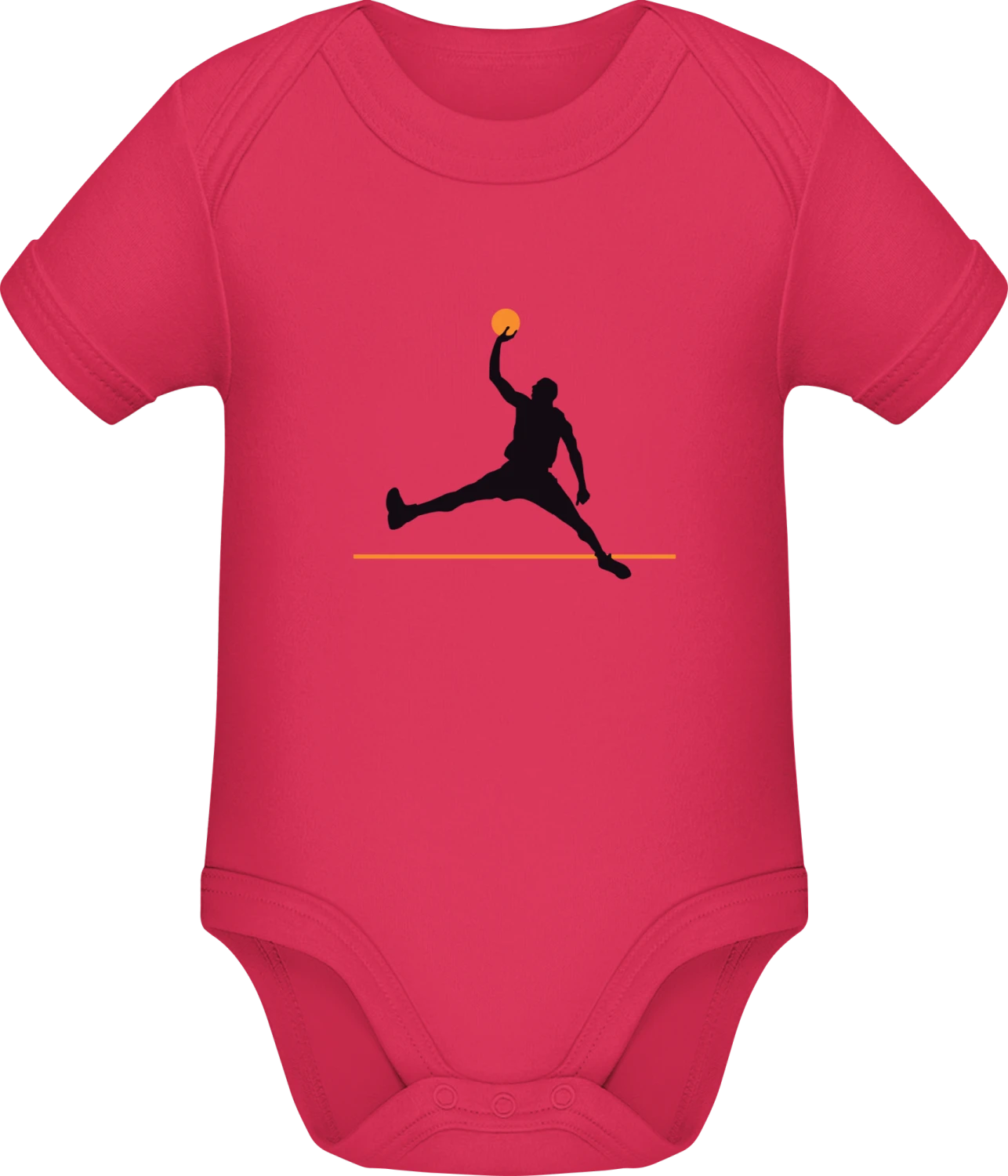 Basketball Player - Sorbet Sonar SSL organic babybodsuit - Front