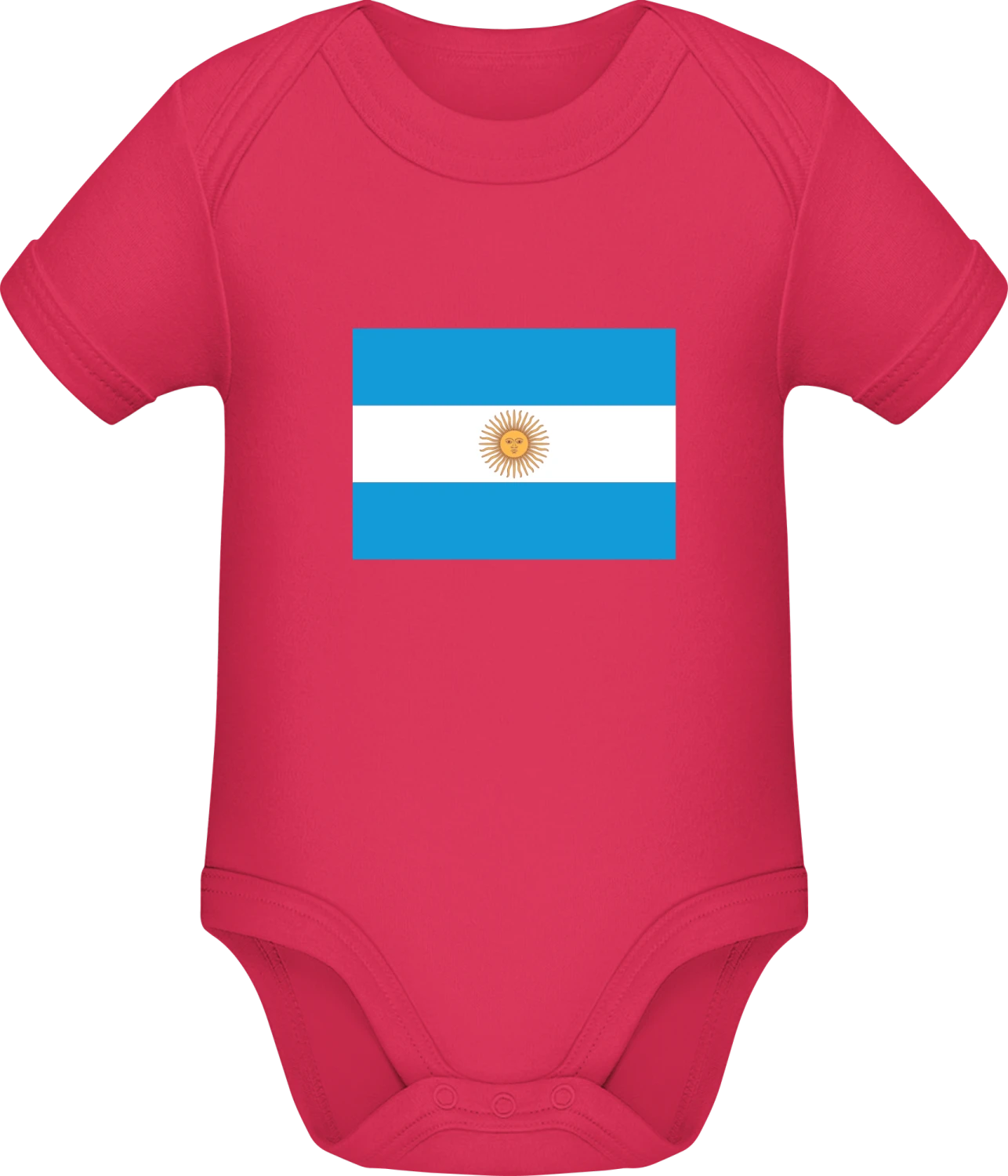 Argentina Flag Classic - Sorbet Sonar SSL organic babybodsuit - Front