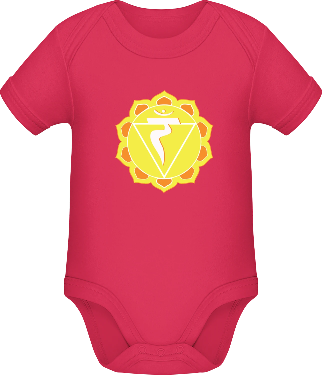 Chakra Manipura - Sorbet Sonar SSL organic babybodsuit - Front