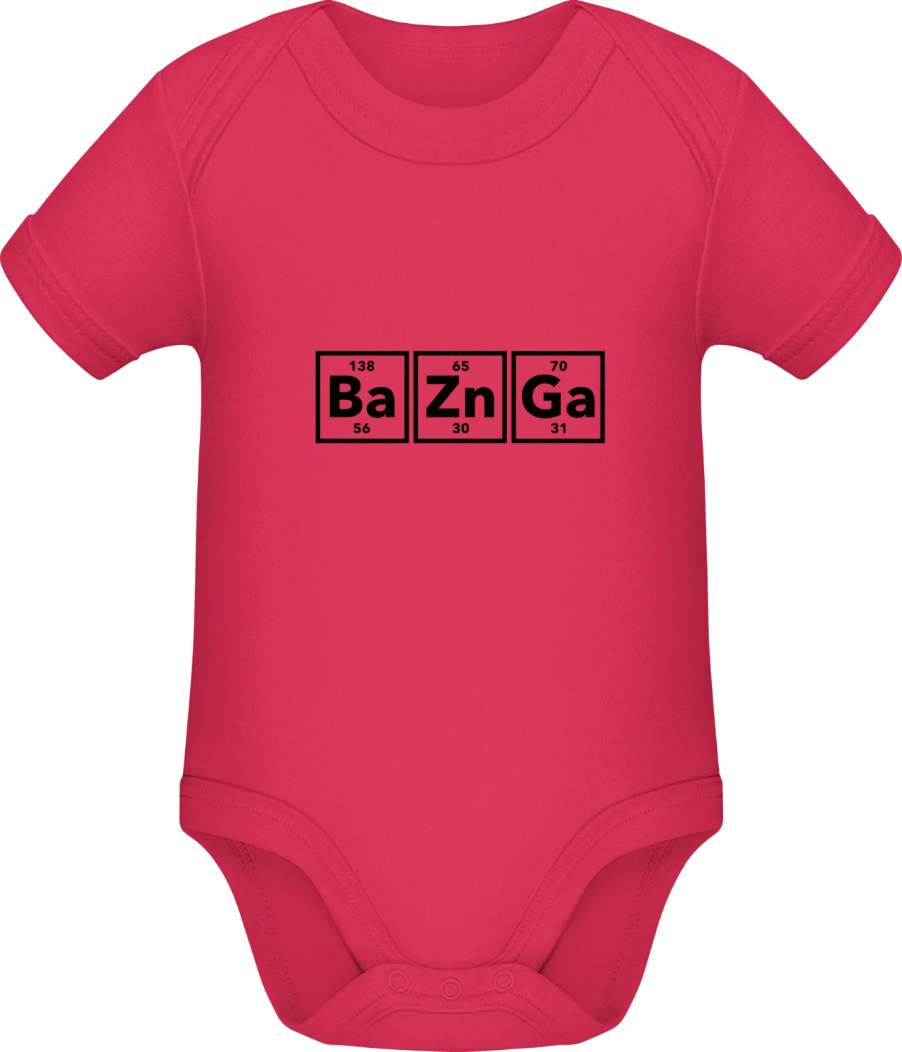 Ba Zn Ga Bazinga - Sorbet Sonar SSL organic babybodsuit - Front