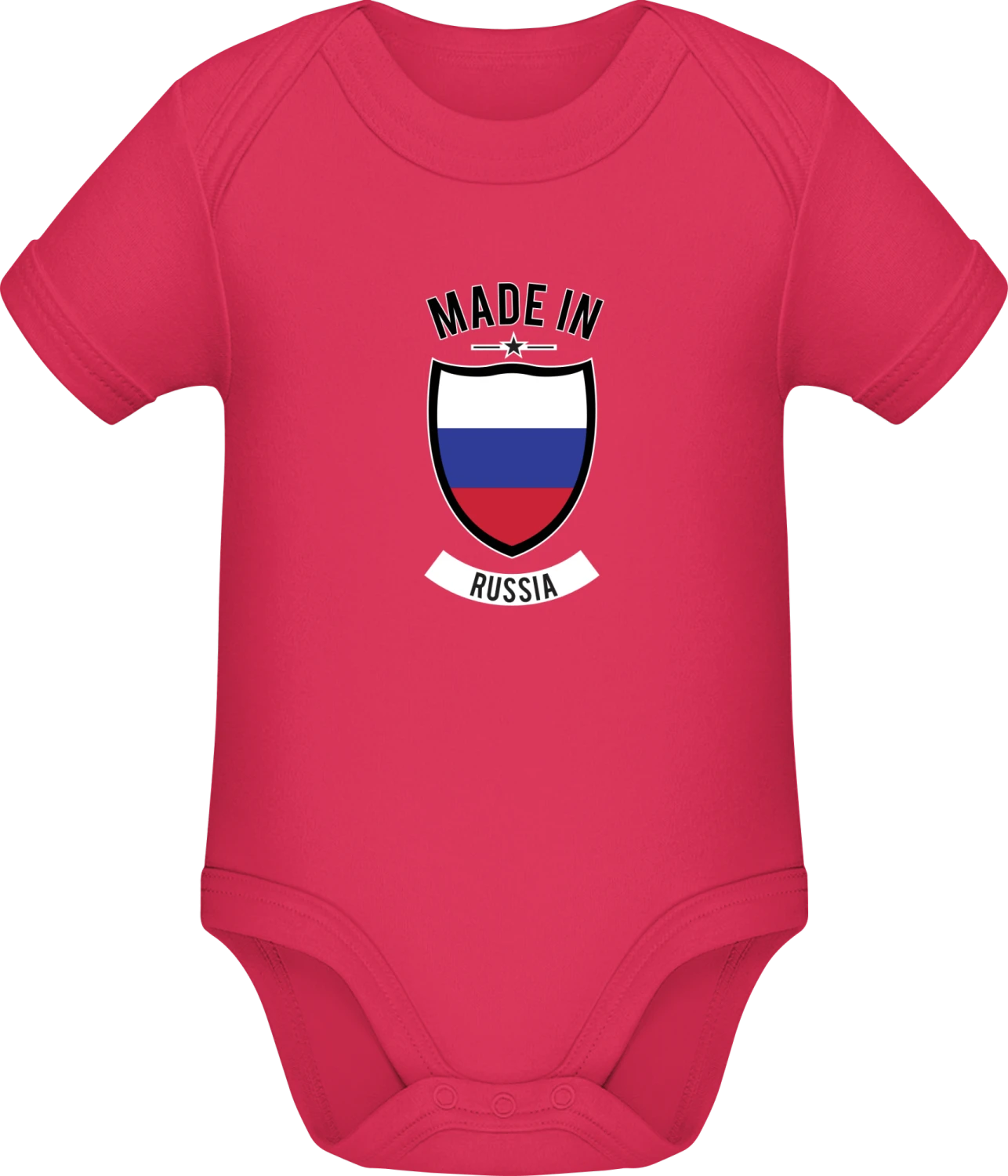 Made in Russia - Sorbet Sonar SSL organic babybodsuit - Front