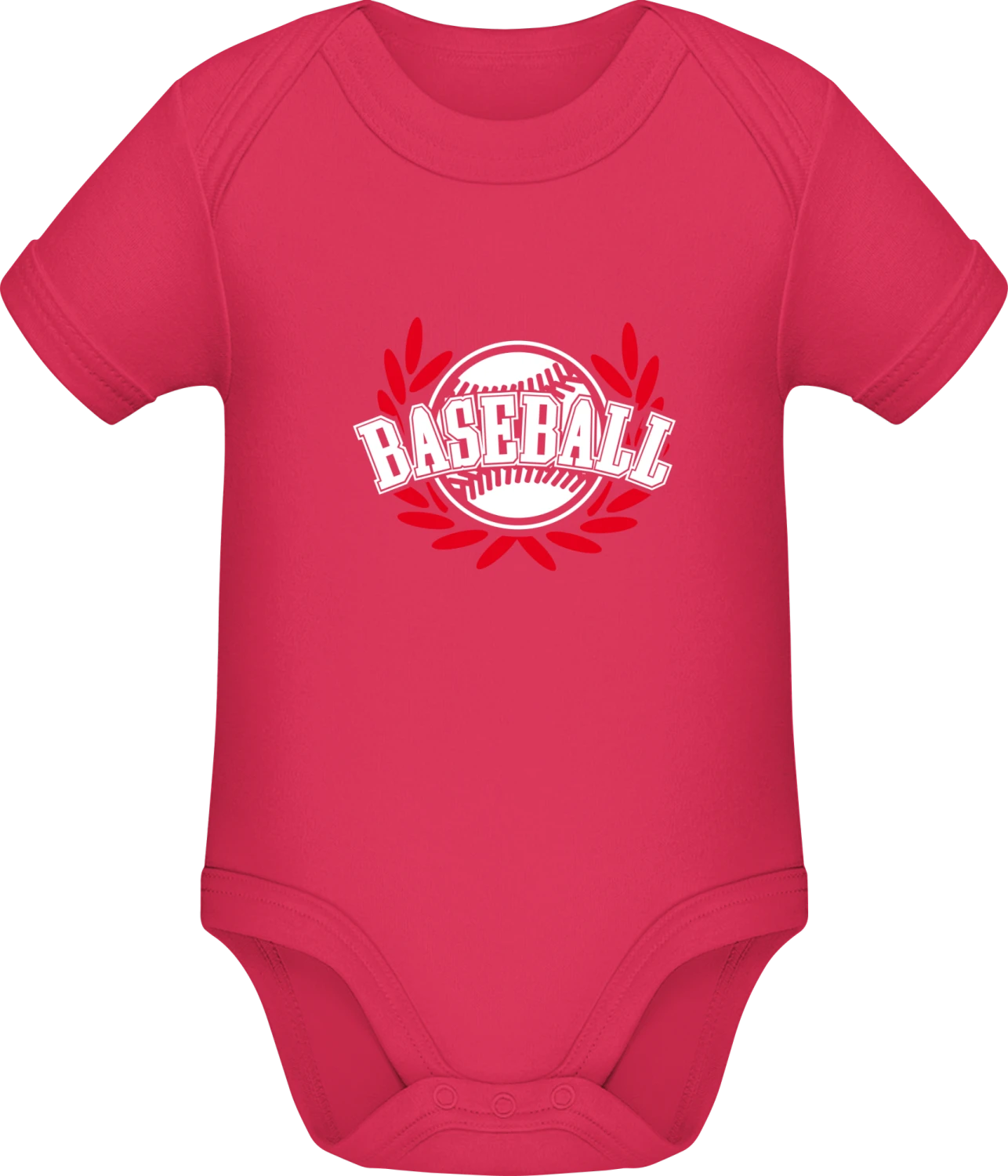 Baseball - Sorbet Sonar SSL organic babybodsuit - Front