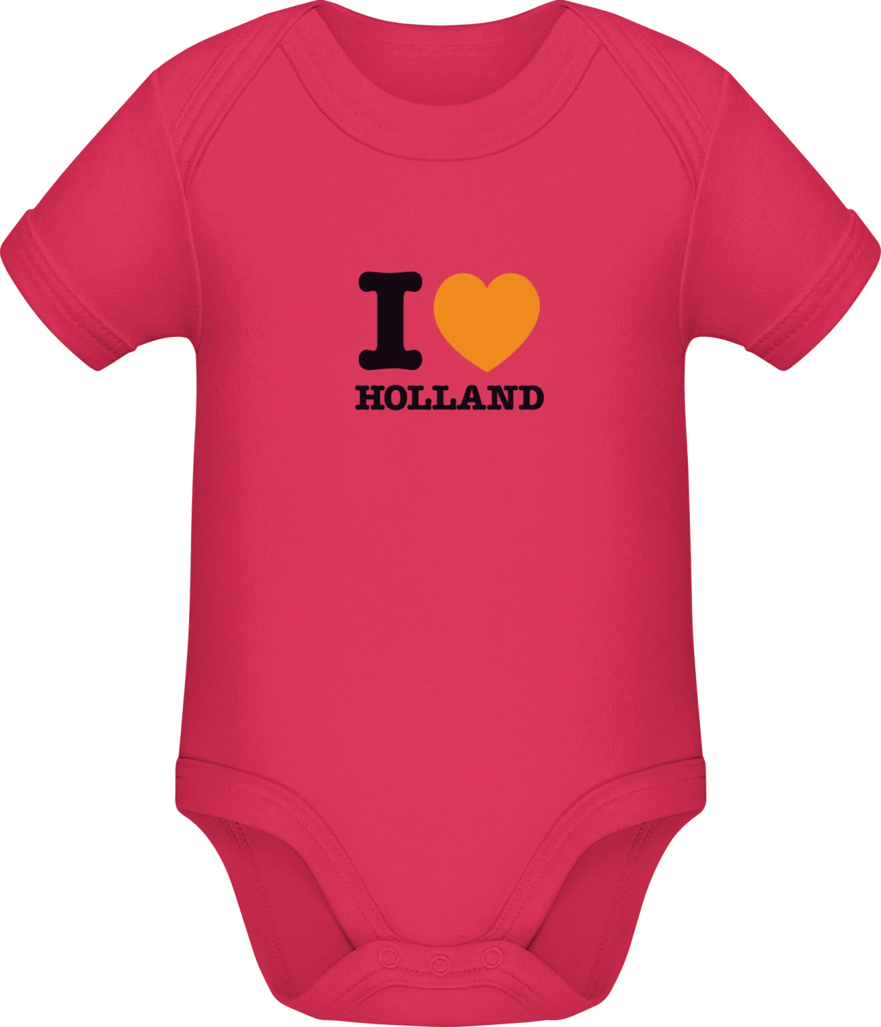 I love Holland - Sorbet Sonar SSL organic babybodsuit - Front