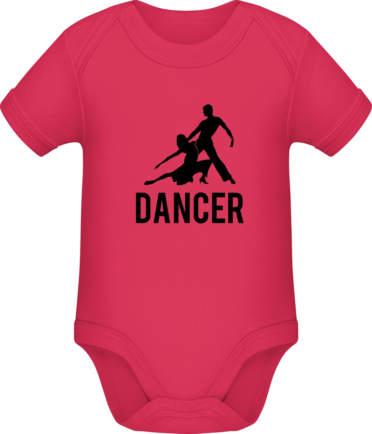 Salsa Tango Dancer - Sorbet Sonar SSL organic babybodsuit - Front