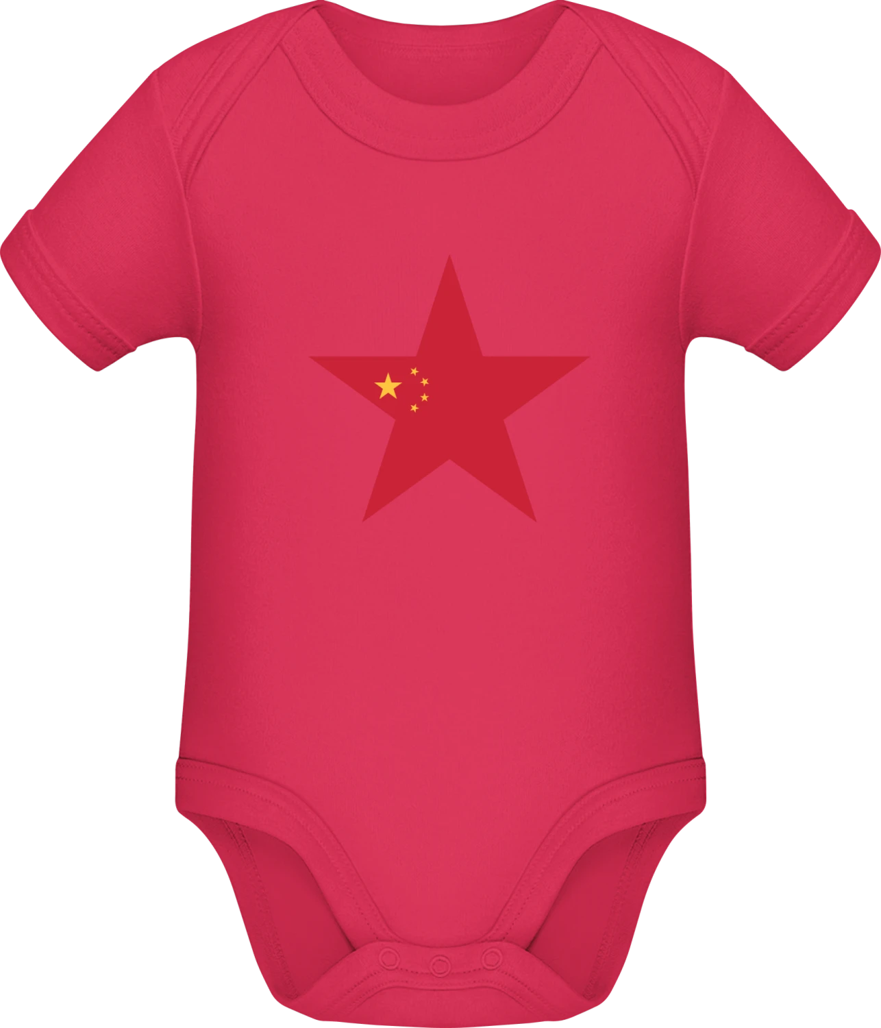 Chinese Star - Sorbet Sonar SSL organic babybodsuit - Front