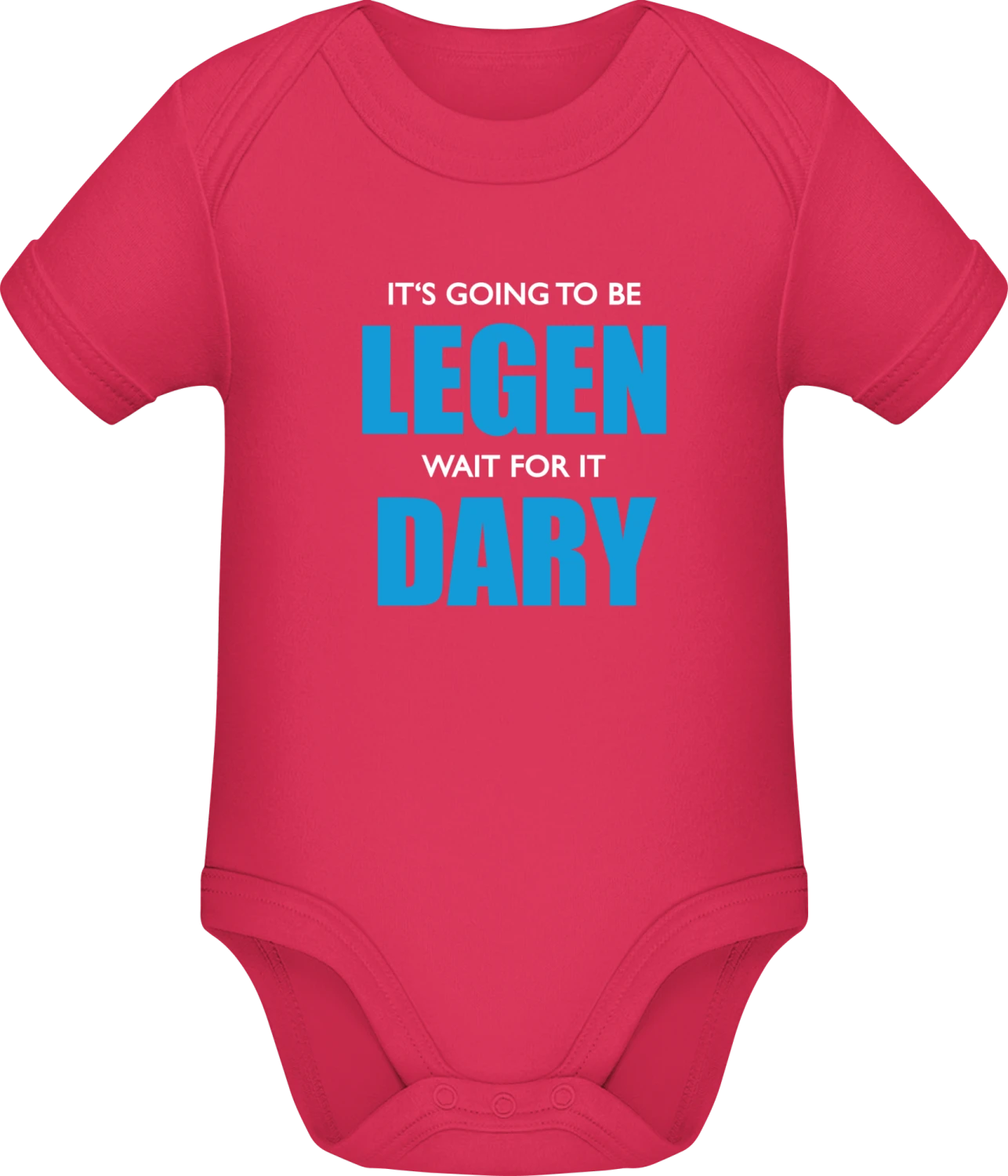 Legen wait for it Dary - Sorbet Sonar SSL organic babybodsuit - Front