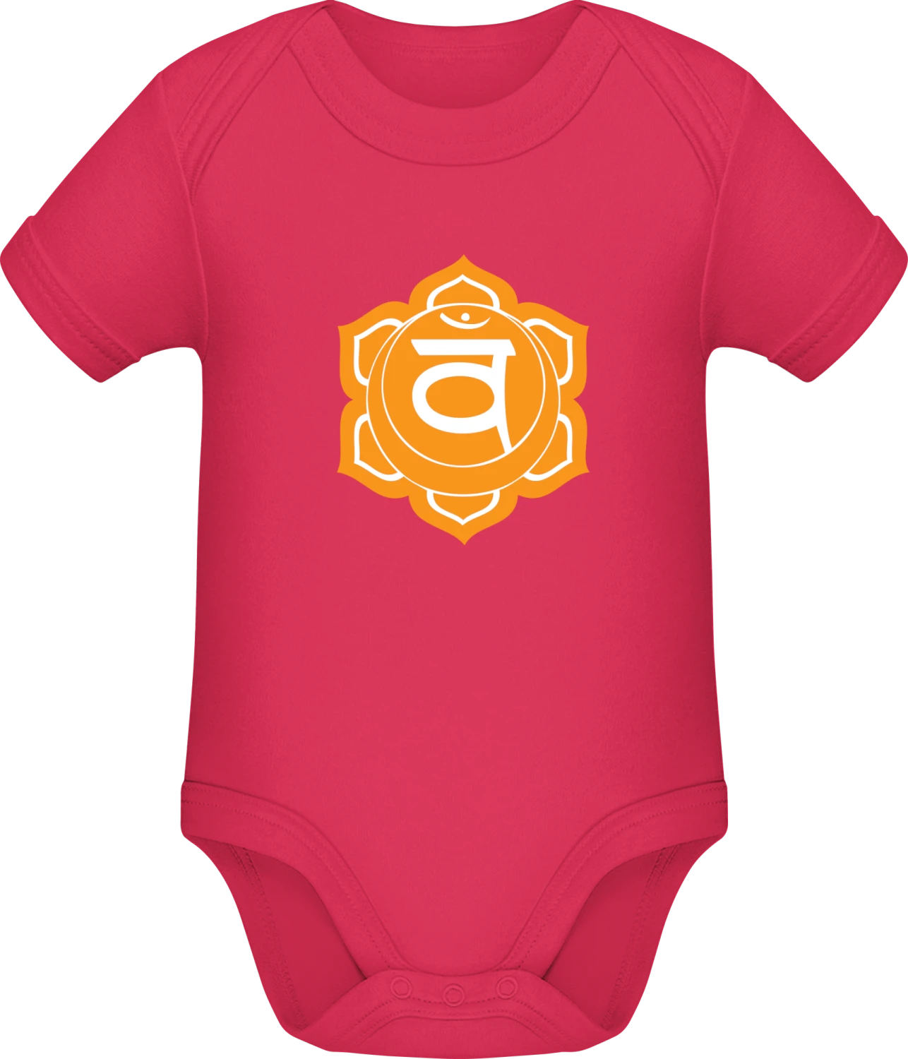 Chakra Svadhisthana - Sorbet Sonar SSL organic babybodsuit - Front