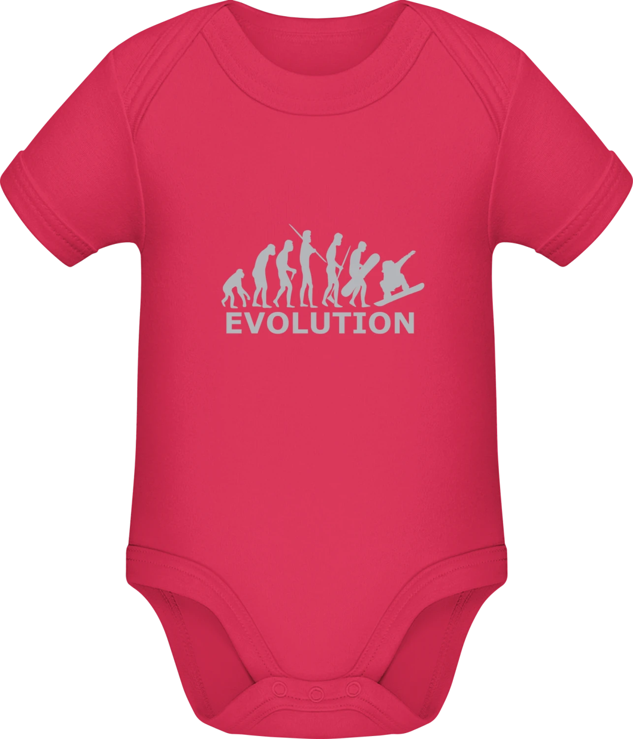 Snowboarder Evolution - Sorbet Sonar SSL organic babybodsuit - Front