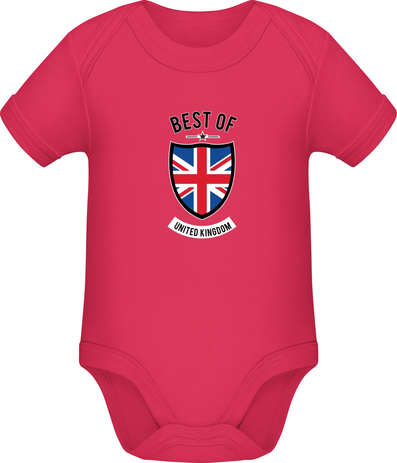 Best of United Kingdom - Sorbet Sonar SSL organic babybodsuit - Front