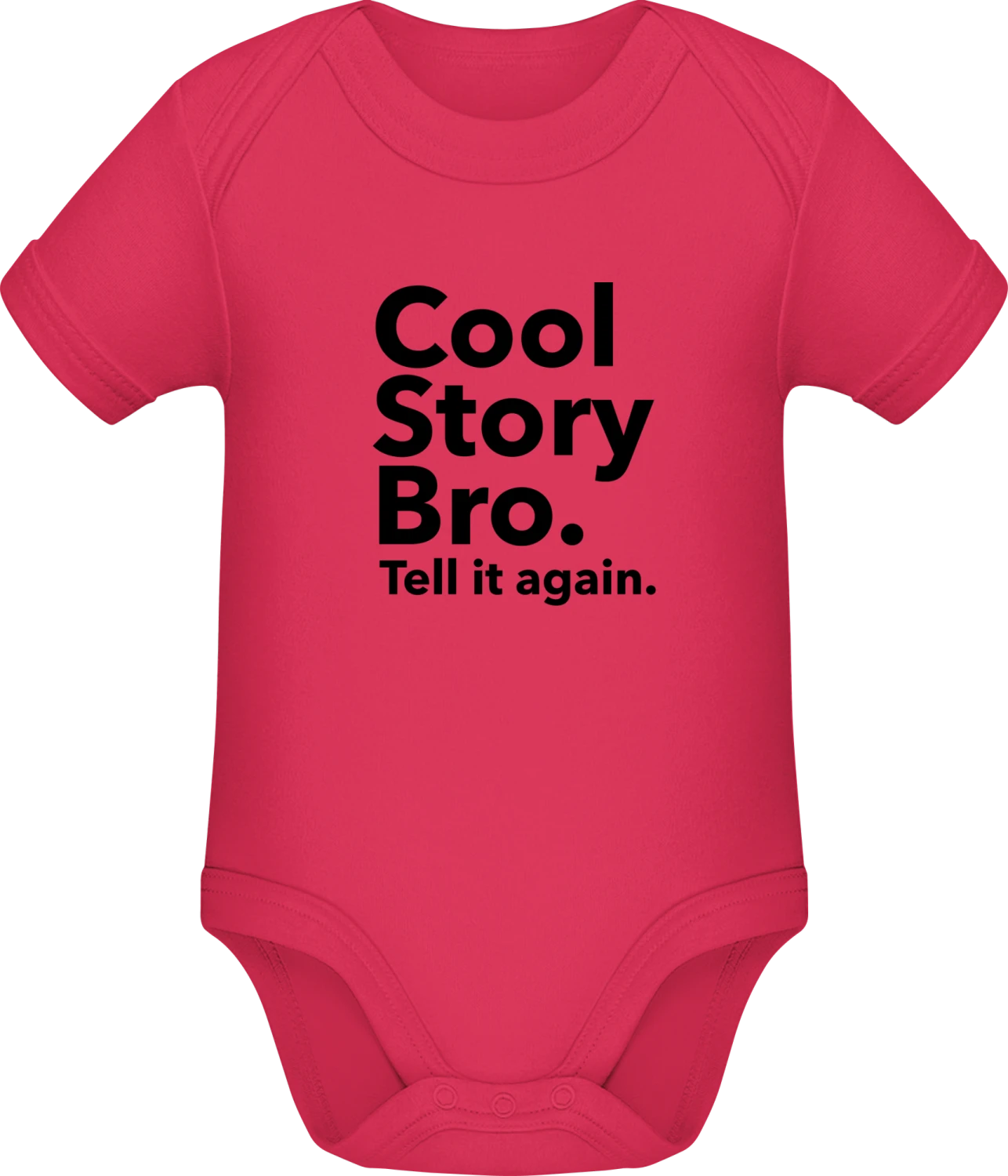 Cool Story Bro Tell it again - Sorbet Sonar SSL organic babybodsuit - Front