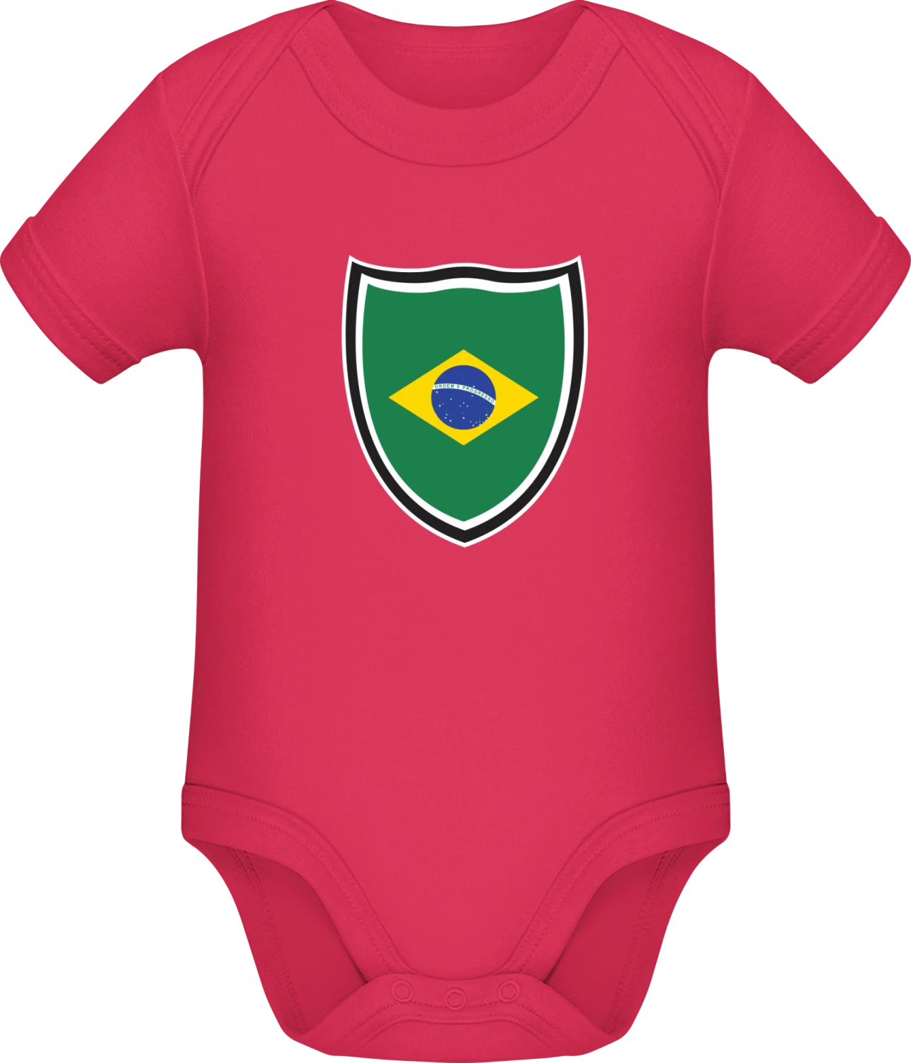 Brazil Shield - Sorbet Sonar SSL organic babybodsuit - Front