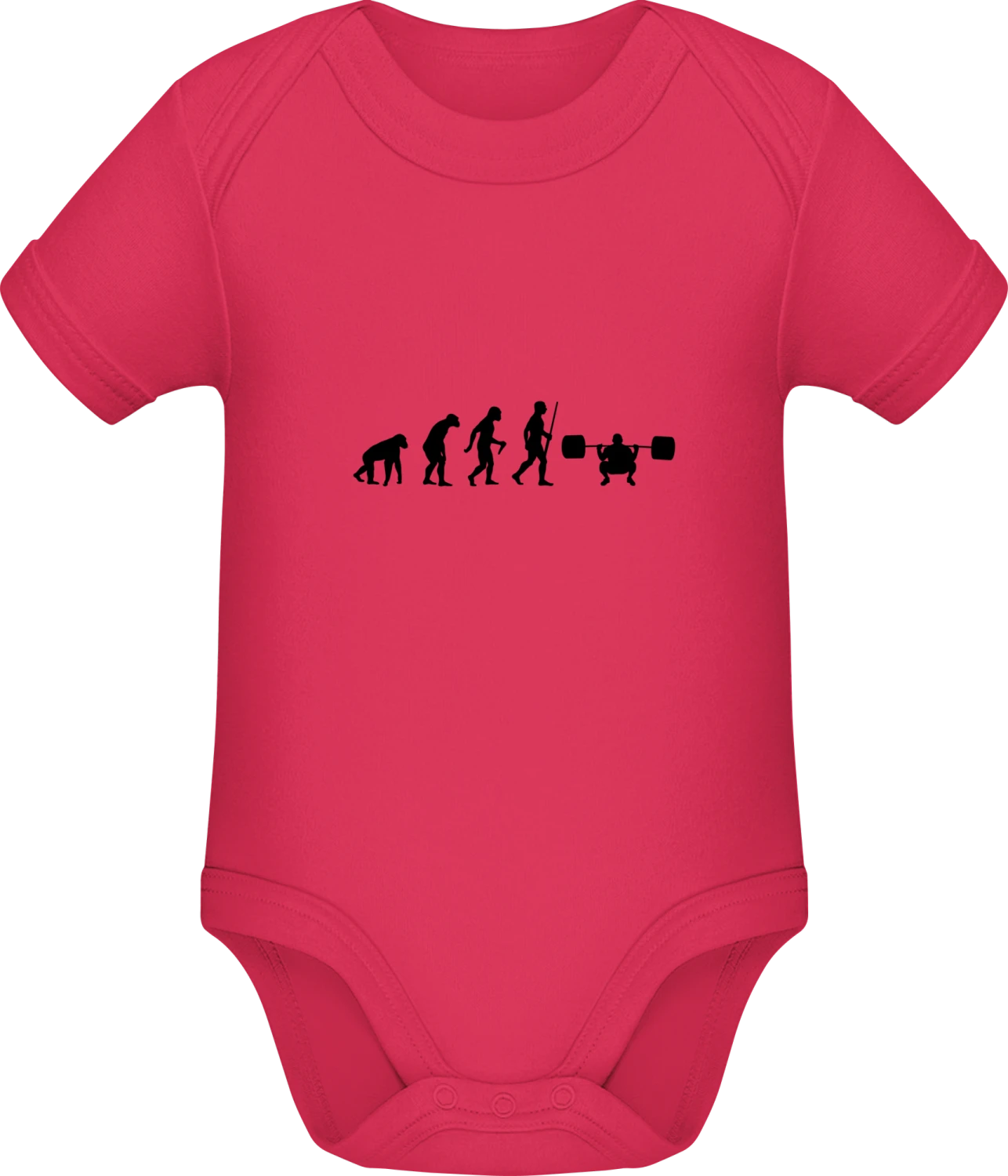 Weightlifter Evolution - Sorbet Sonar SSL organic babybodsuit - Front