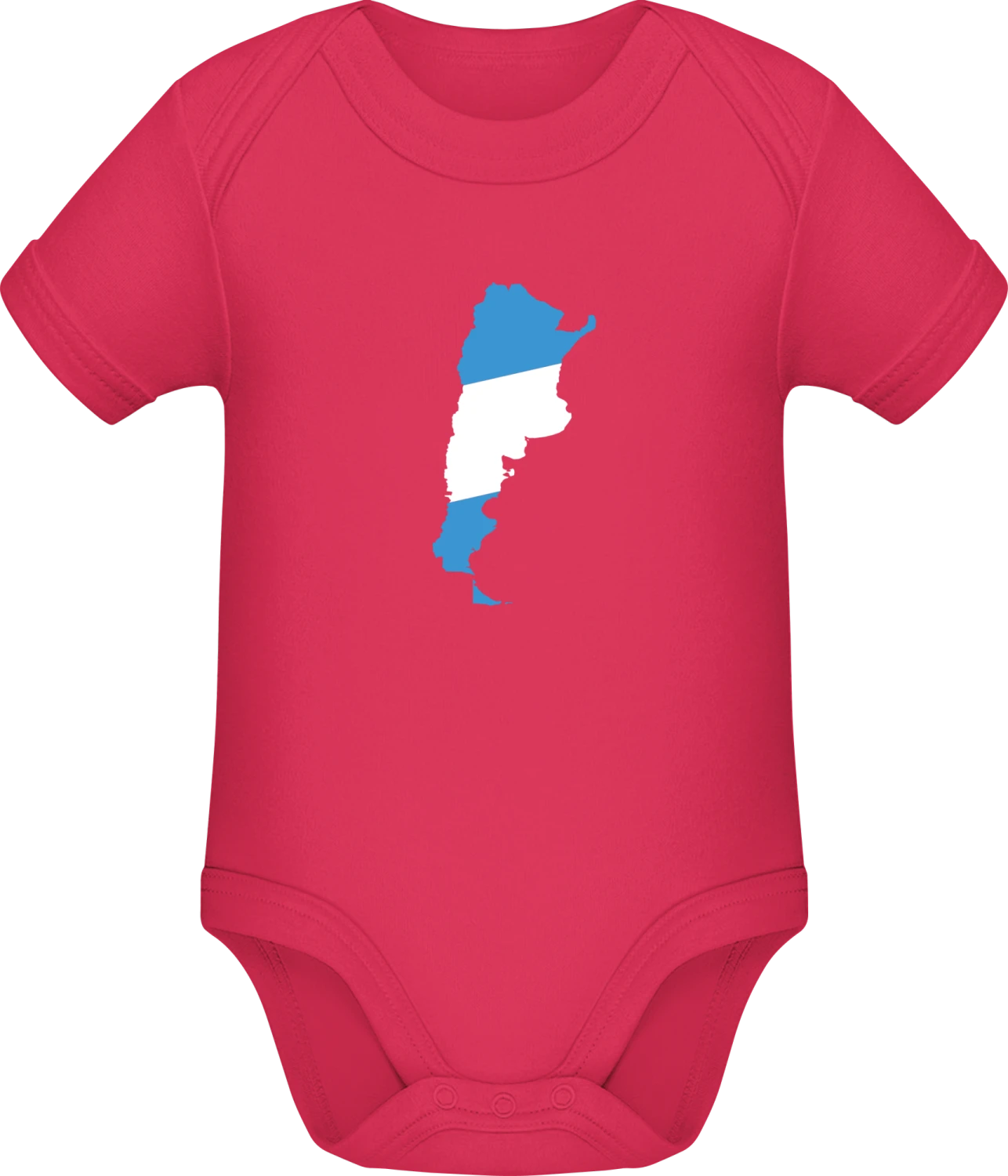 Argentina Flag - Sorbet Sonar SSL organic babybodsuit - Front