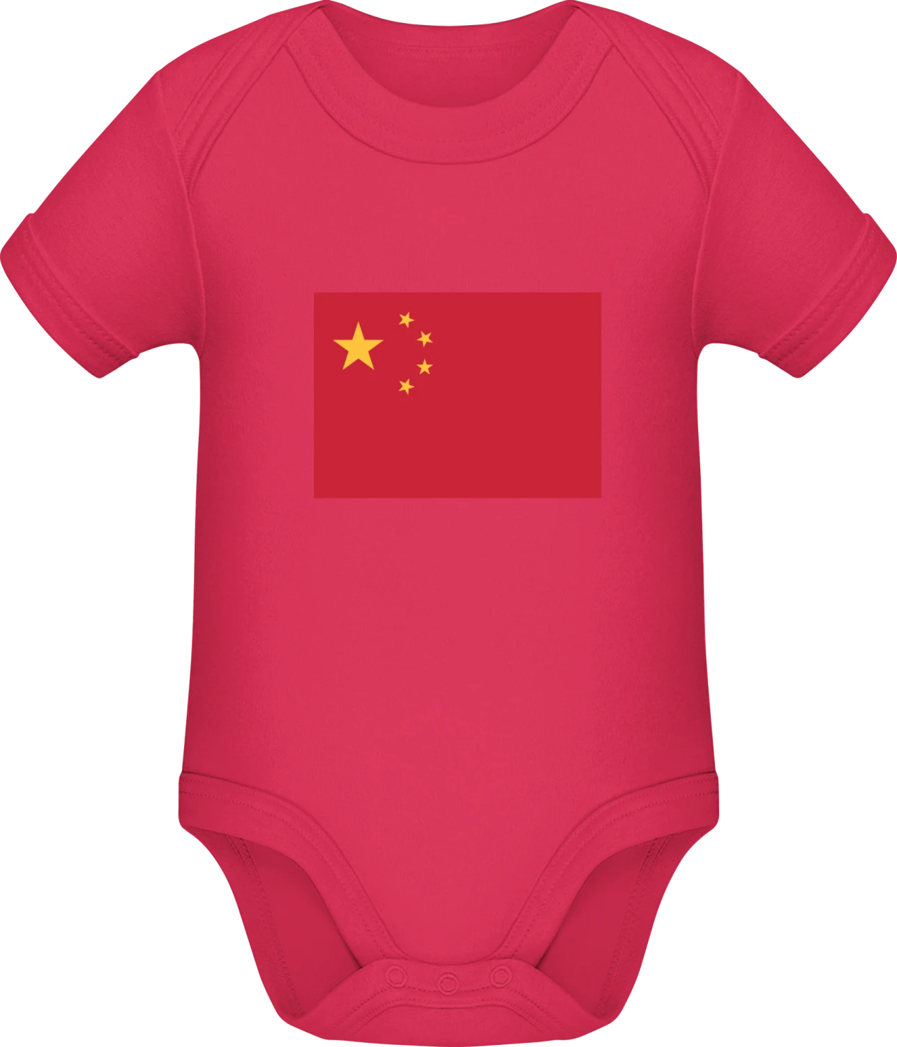 China Flag - Sorbet Sonar SSL organic babybodsuit - Front