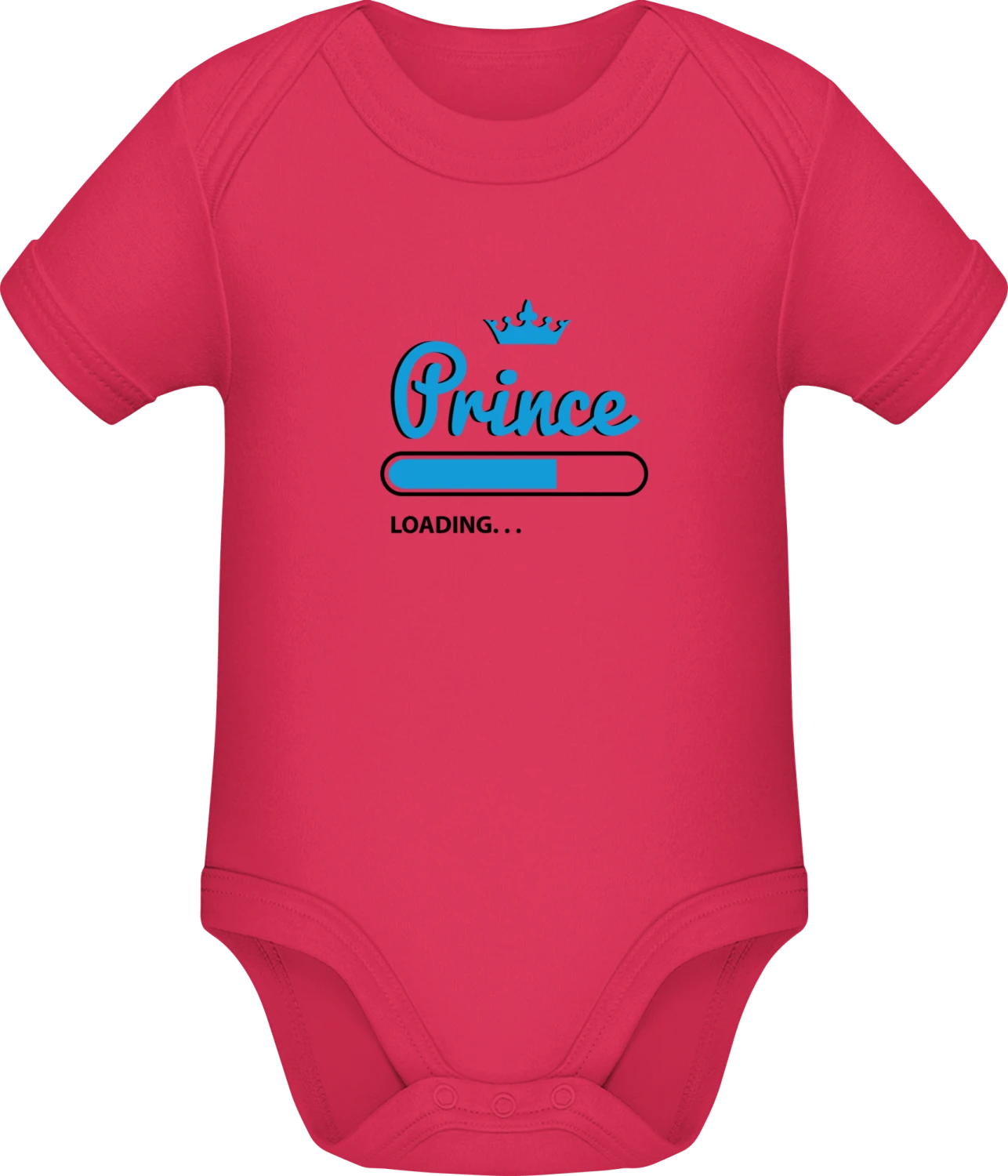 Prince Loading - Sorbet Sonar SSL organic babybodsuit - Front