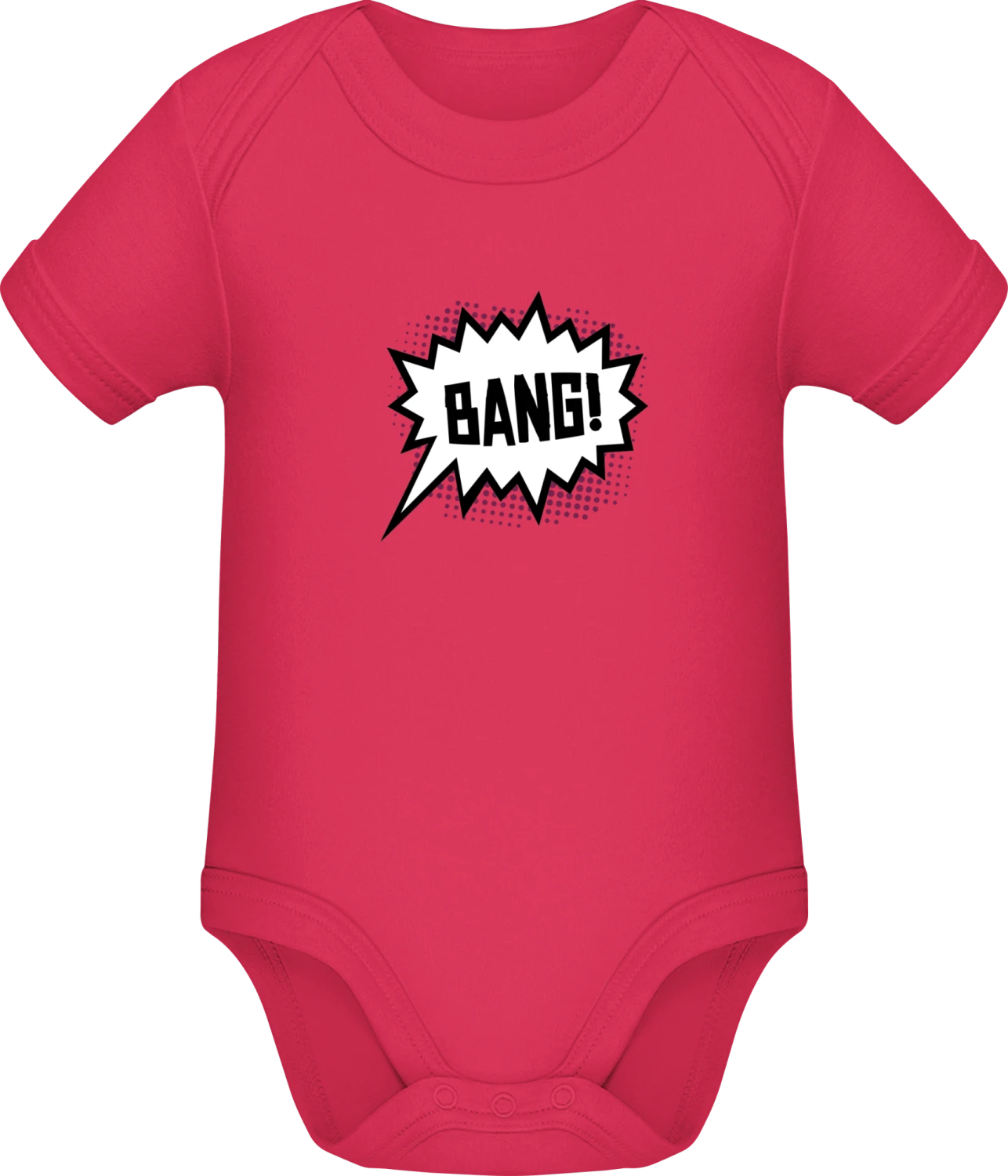 Bang Comic - Sorbet Sonar SSL organic babybodsuit - Front