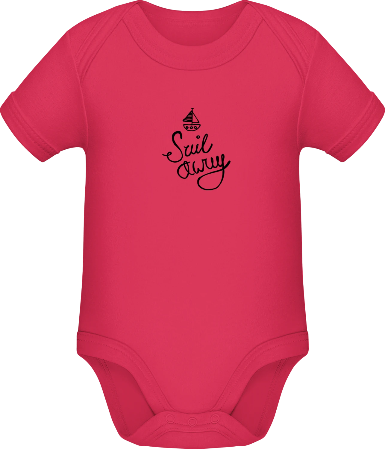 Sail Away - Sorbet Sonar SSL organic babybodsuit - Front