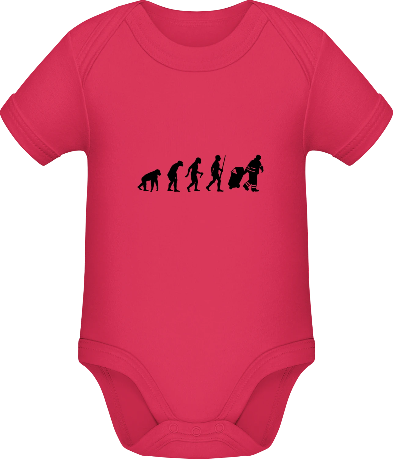 Garbage Man Evolution - Sorbet Sonar SSL organic babybodsuit - Front