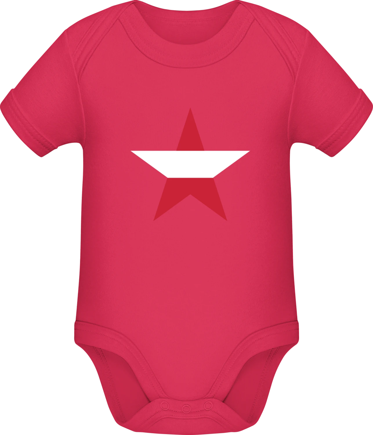 Austrian Star - Sorbet Sonar SSL organic babybodsuit - Front