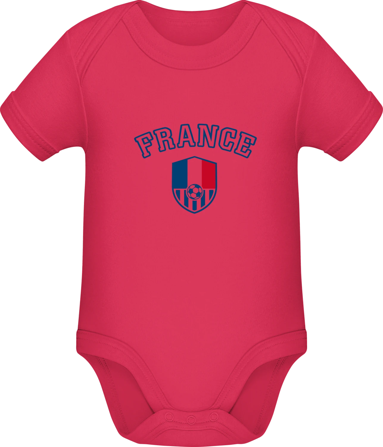 French National - Sorbet Sonar SSL organic babybodsuit - Front