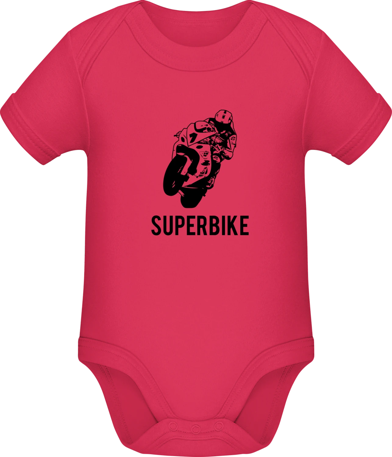 Superbike - Sorbet Sonar SSL organic babybodsuit - Front