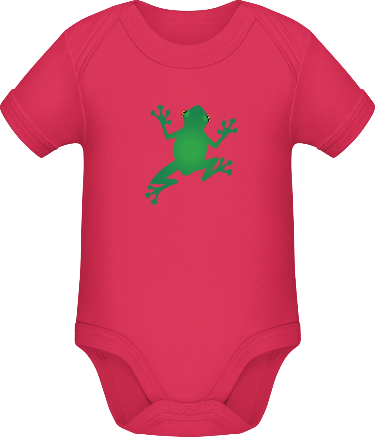 Green Frog - Sorbet Sonar SSL organic babybodsuit - Front