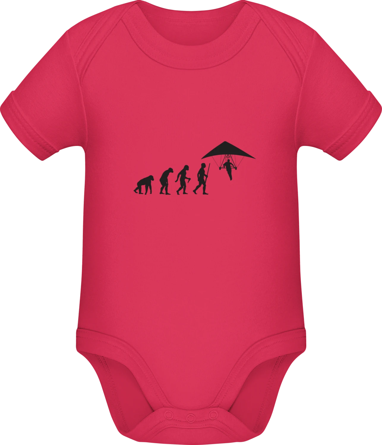 Hanggliding Evolution - Sorbet Sonar SSL organic babybodsuit - Front