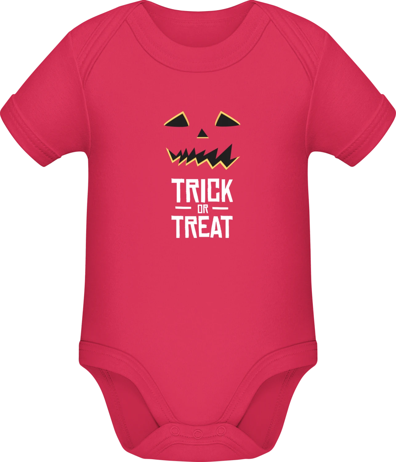 Trick Or Treat Halloween - Sorbet Sonar SSL organic babybodsuit - Front