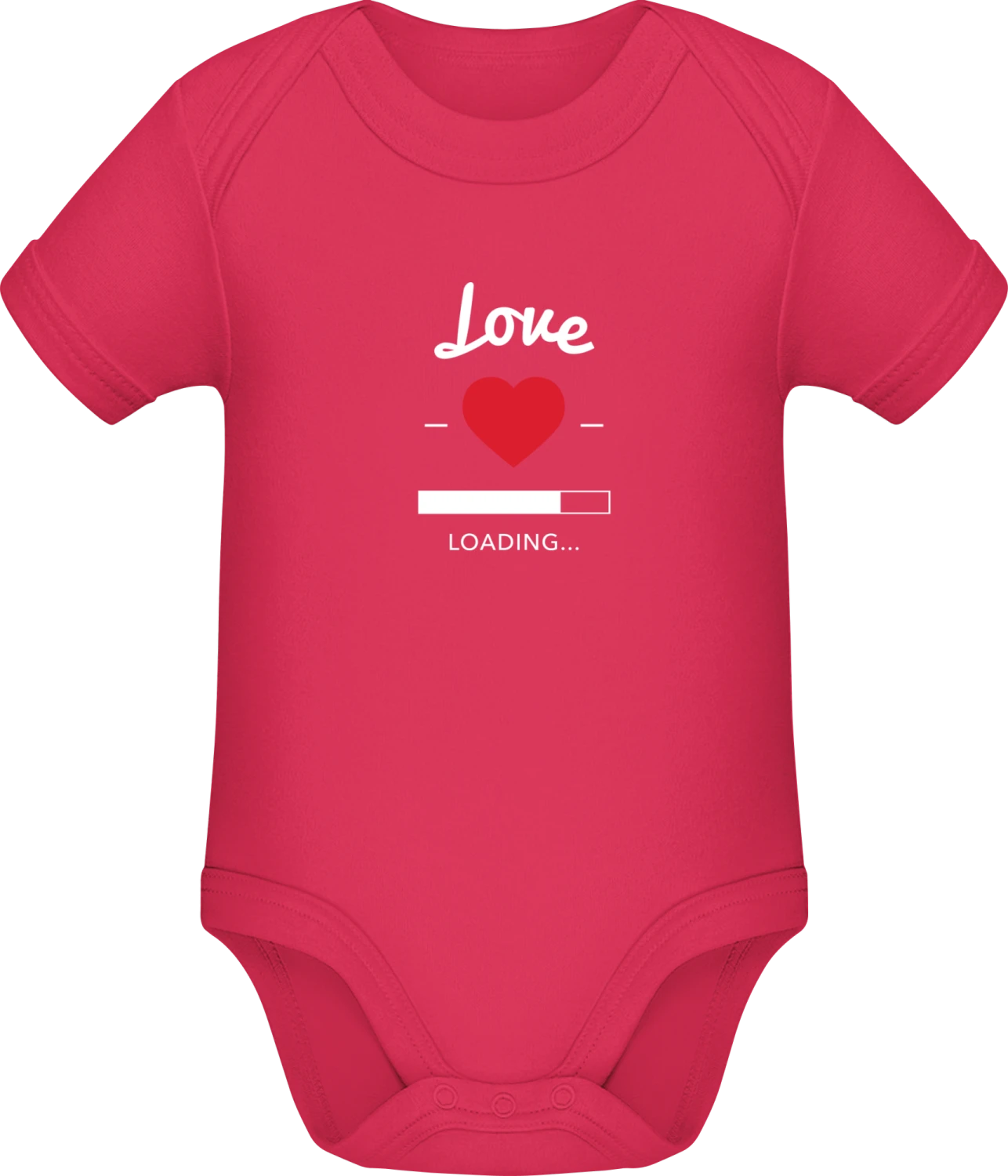 Love loading - Sorbet Sonar SSL organic babybodsuit - Front