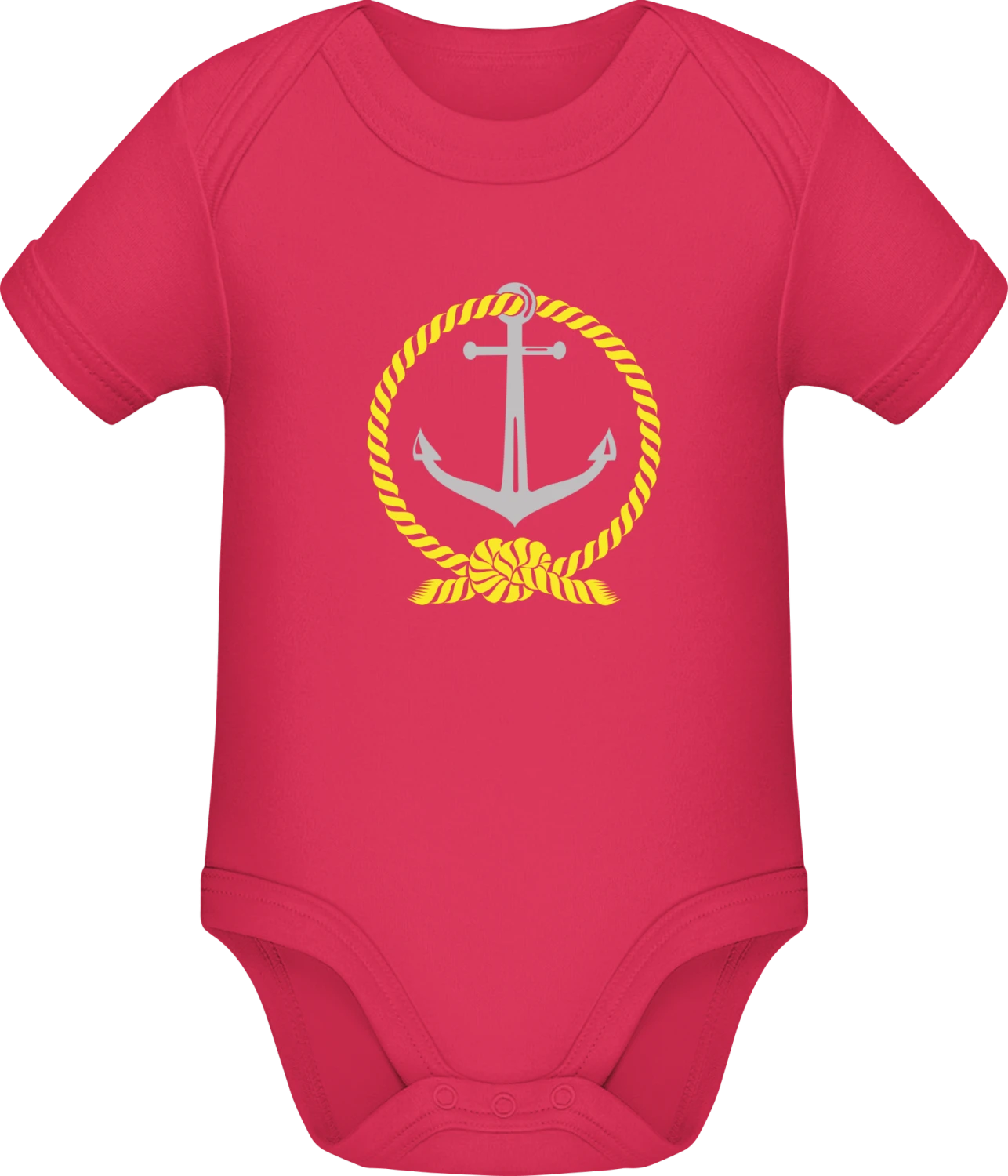 Anchor Sailor - Sorbet Sonar SSL organic babybodsuit - Front