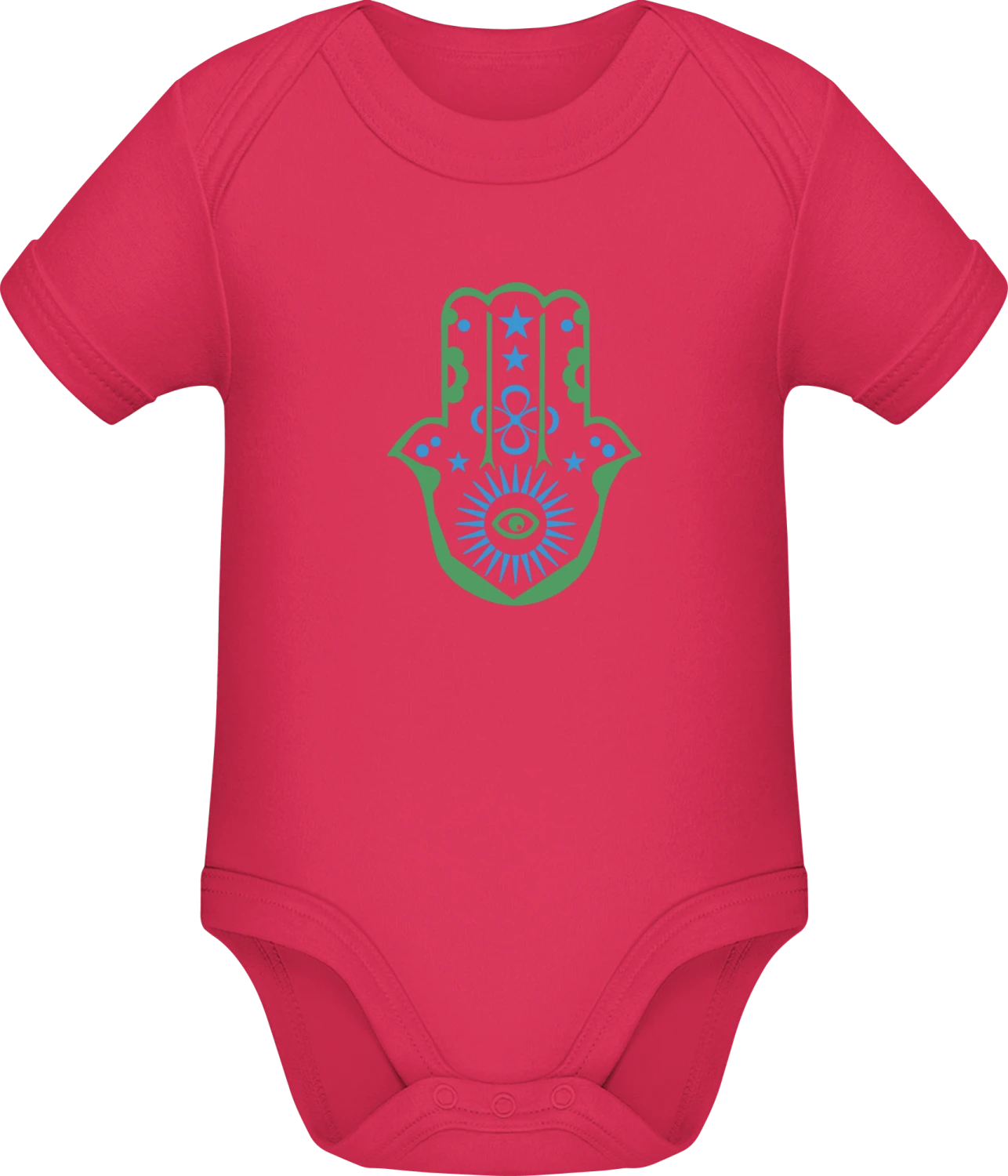 Hand der Fatima - Sorbet Sonar SSL organic babybodsuit - Front