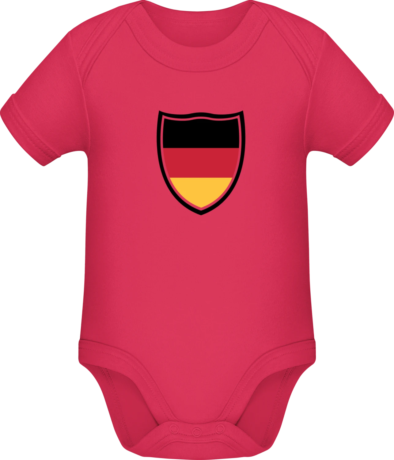 Germany Shield - Sorbet Sonar SSL organic babybodsuit - Front