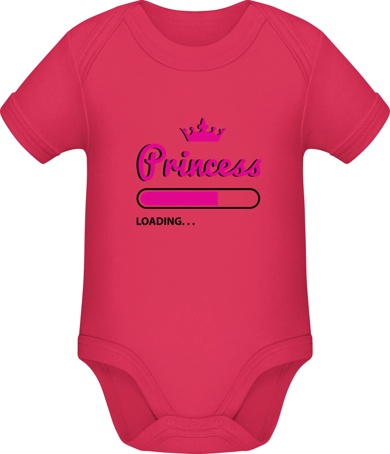 Princess Loading - Sorbet Sonar SSL organic babybodsuit - Front