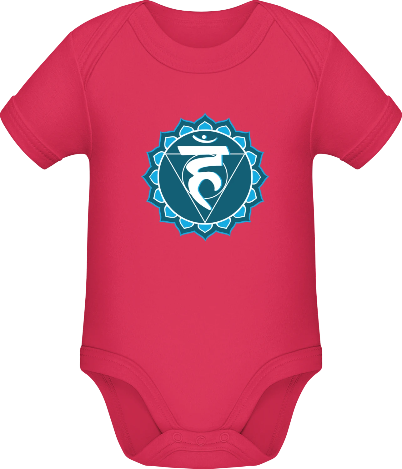 Chakra Visuddha - Sorbet Sonar SSL organic babybodsuit - Front