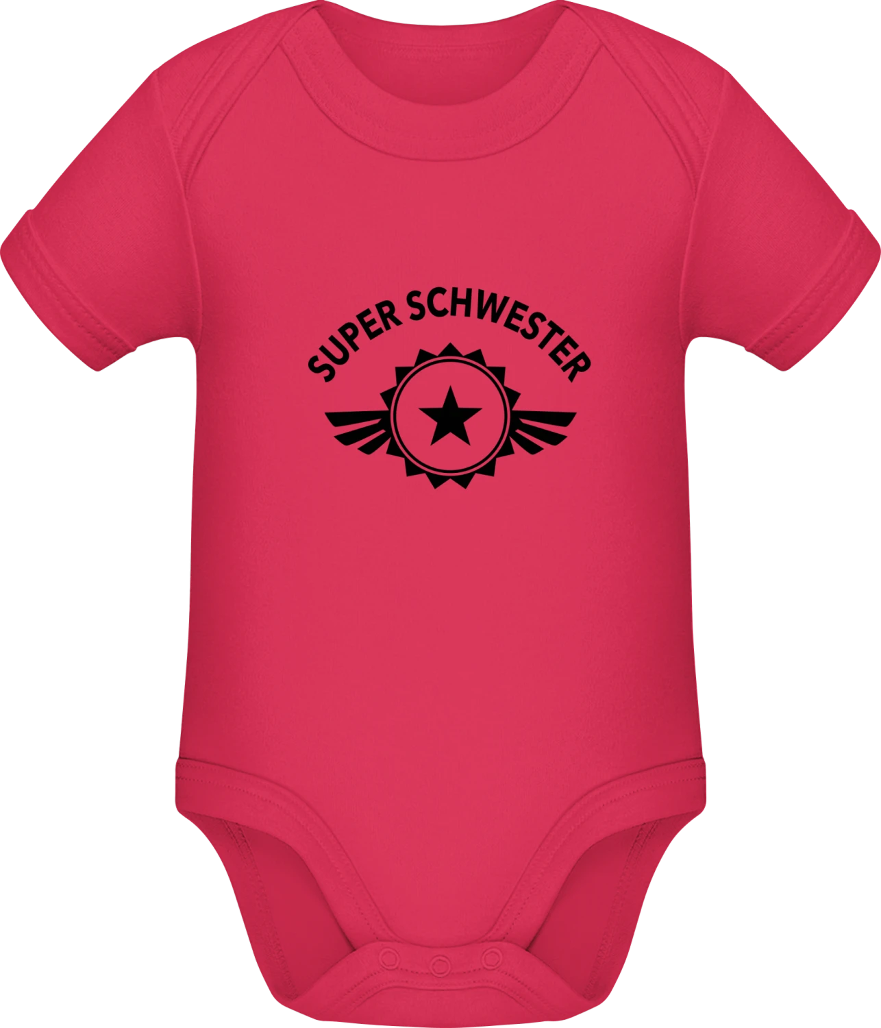 Super Schwester - Sorbet Sonar SSL organic babybodsuit - Front